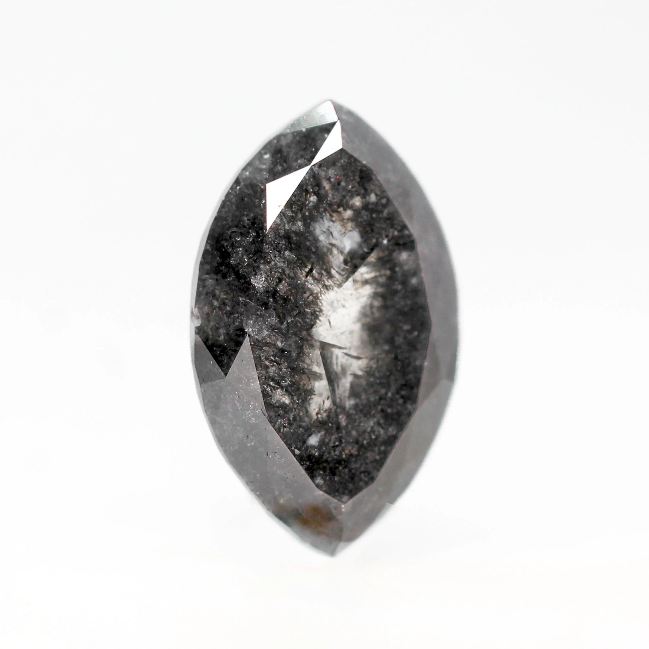 2.55 Carat Salt and Pepper Marquise Diamond for Custom Work - Inventory Code BCM255 - Image 7