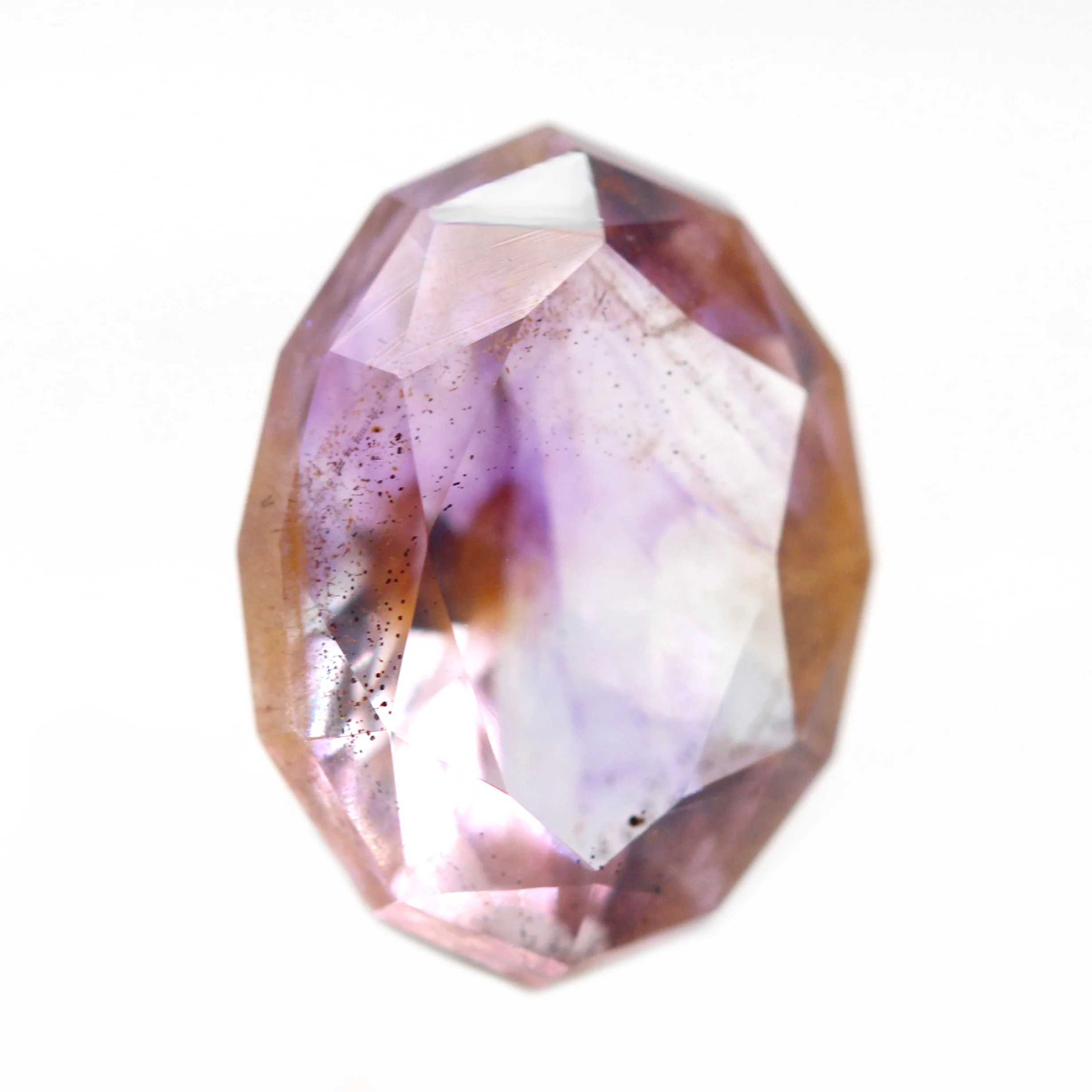 2.55 Carat Geometric Oval Melody Quartz for Custom Work - Inventory Code OMQ255 - Image 3