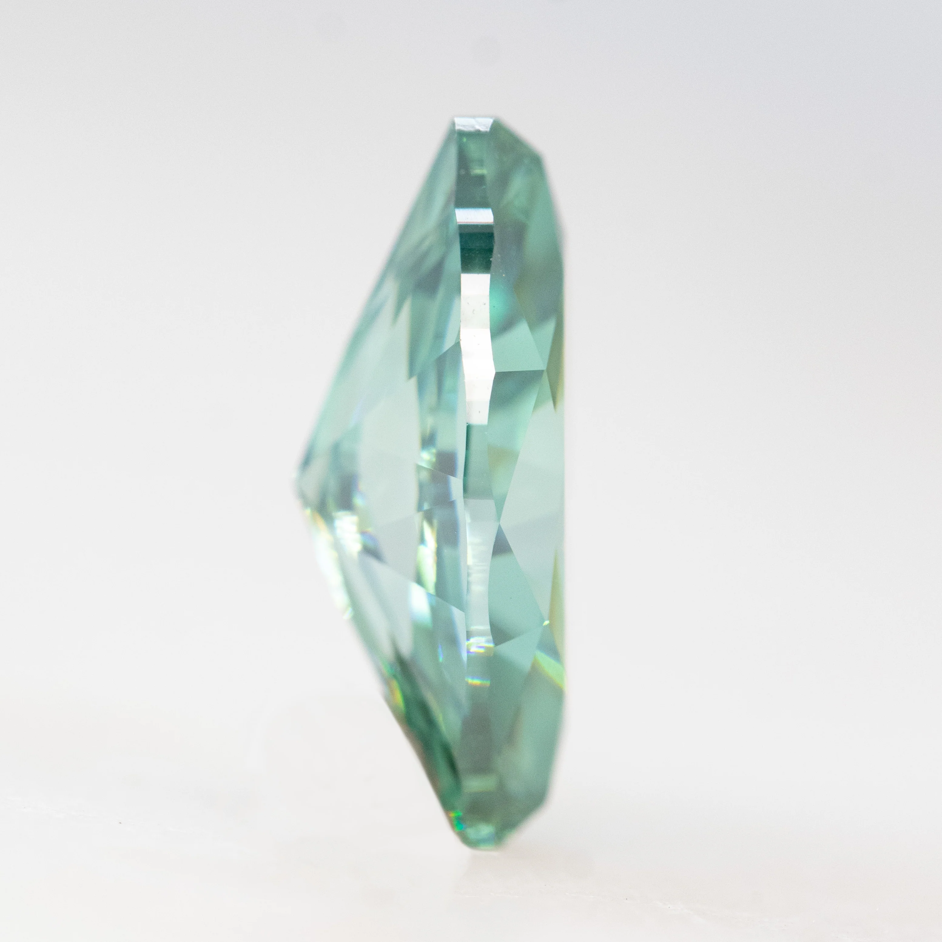 2.56 Carat Teal Marquise Moissanite for Custom Work - Inventory Code MTM256 - Image 5