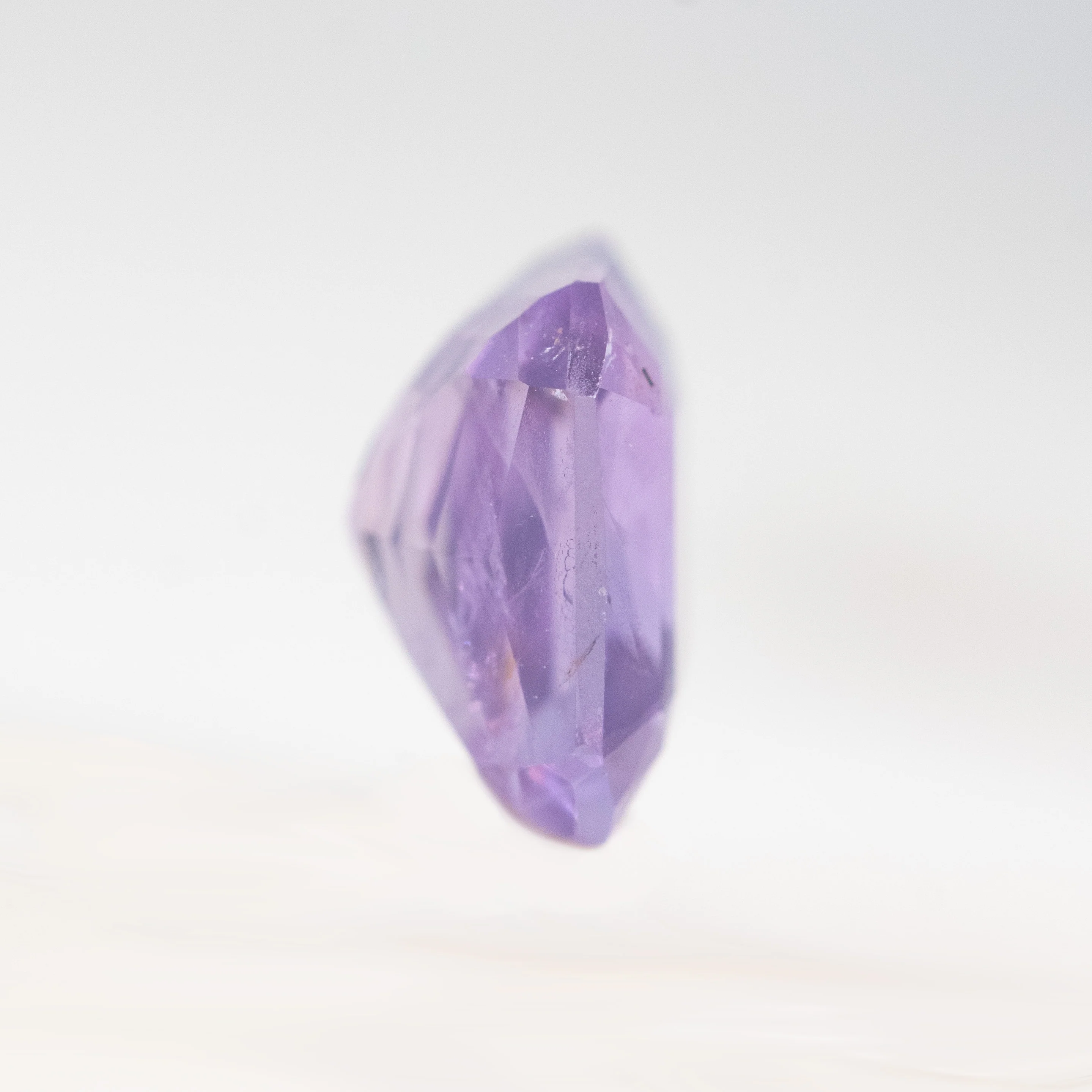 2.60 Carat Purple Asscher Cut Sapphire for Custom Work - Inventory Code PAS260 - Image 5