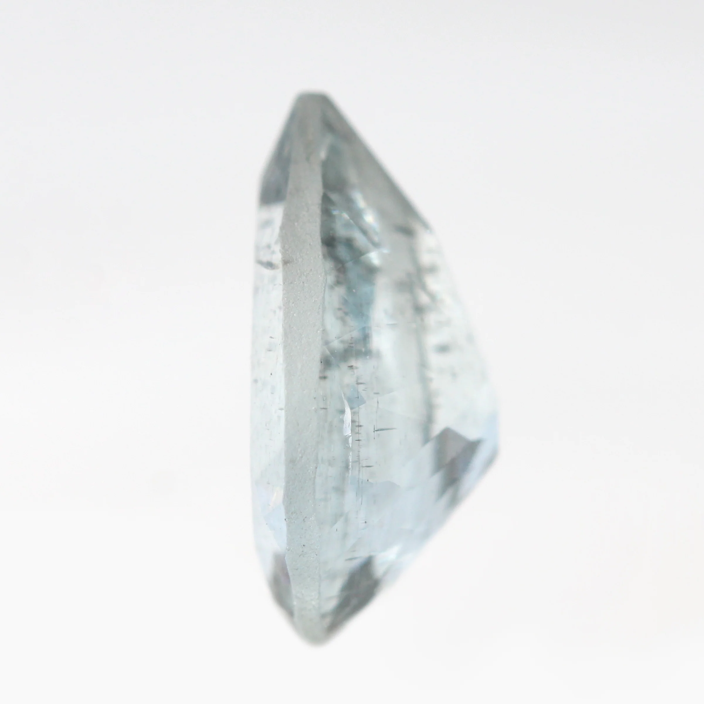 2.68 Carat Mossy Aquamarine Pear for Custom Work - Inventory Code PMA268 - Image 5