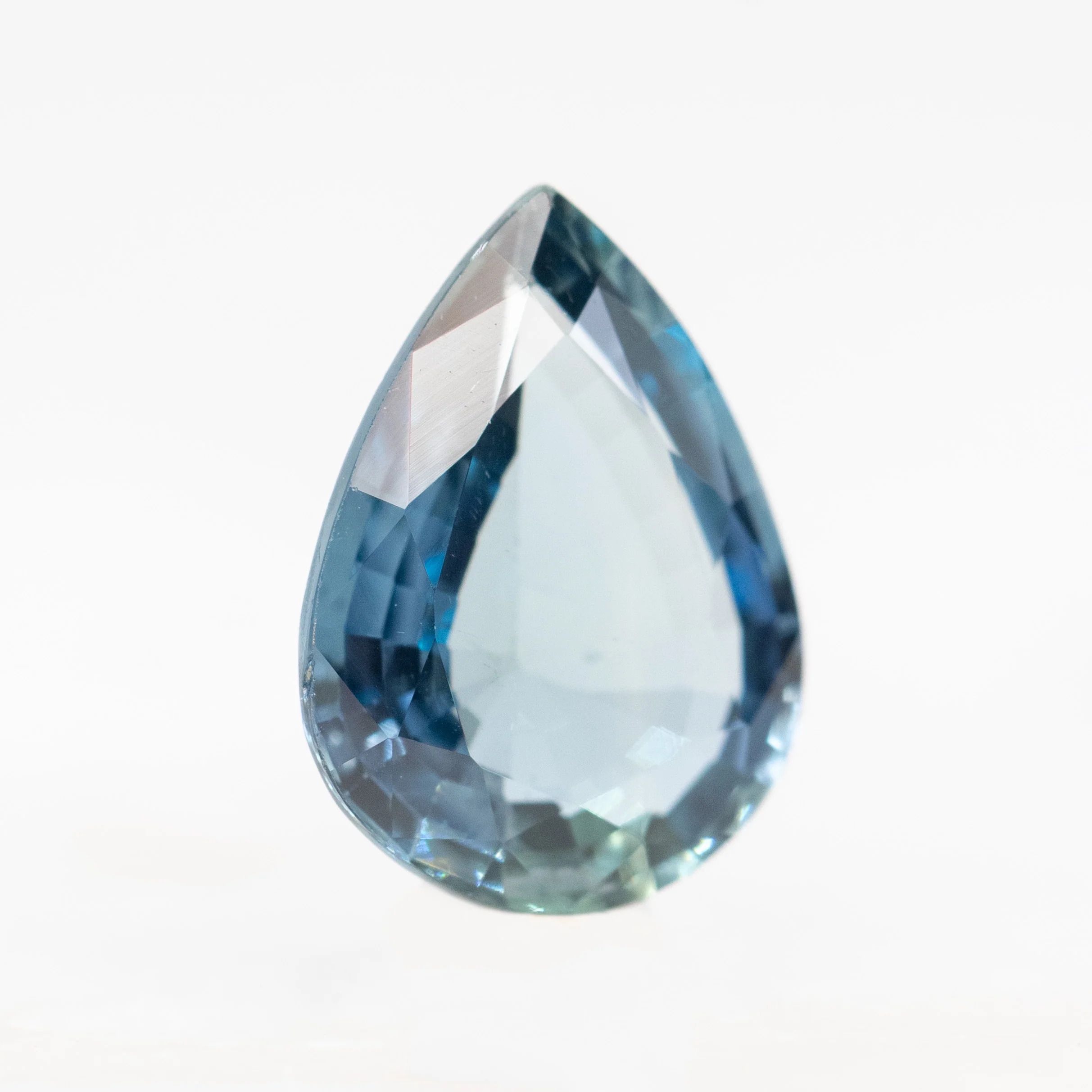 2.72 Carat Clear Blue Pear Sapphire for Custom Work - Inventory Code BPS272 - Image 4