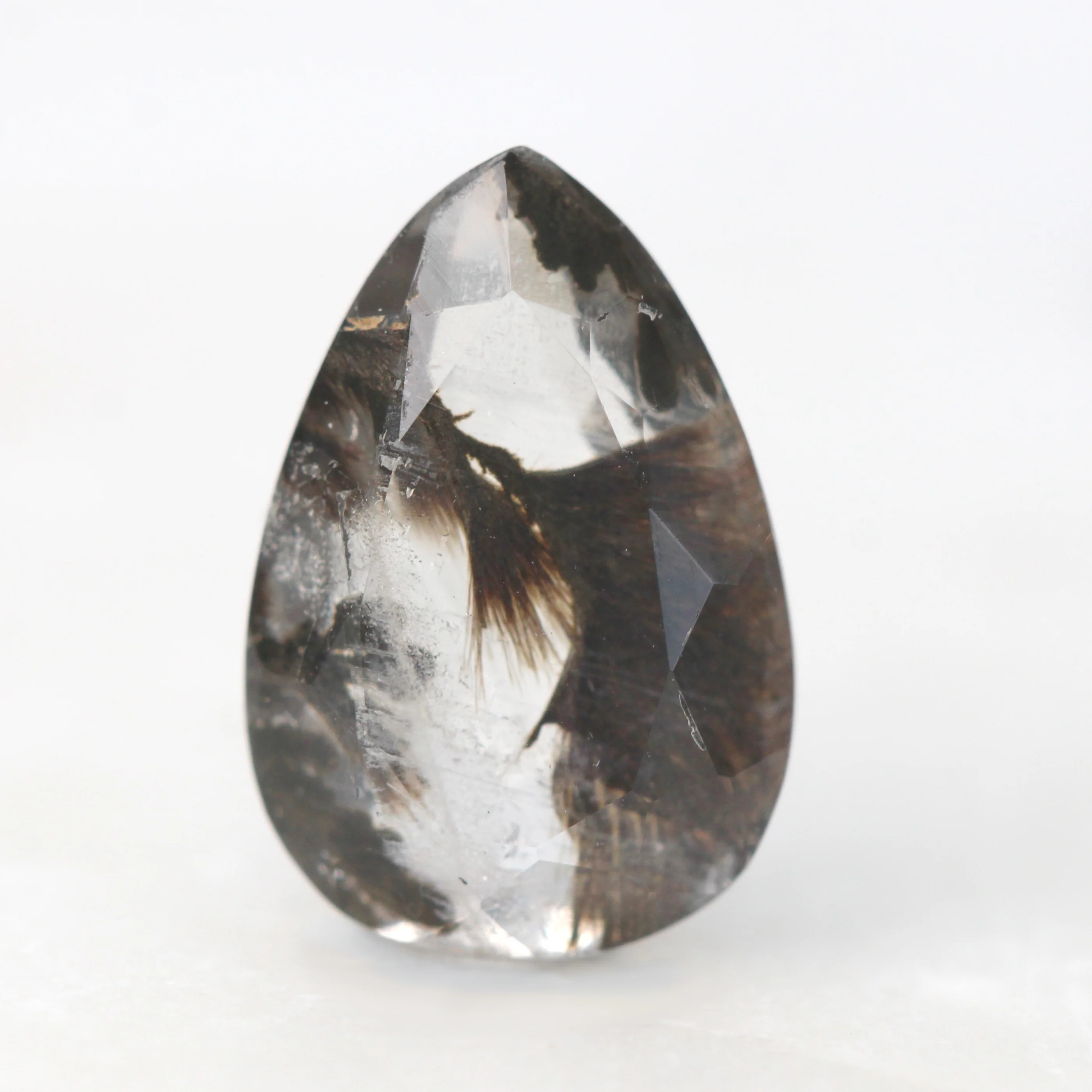 2.72 Carat Pear Dendritic Quartz for Custom Work - Inventory Code DQP272