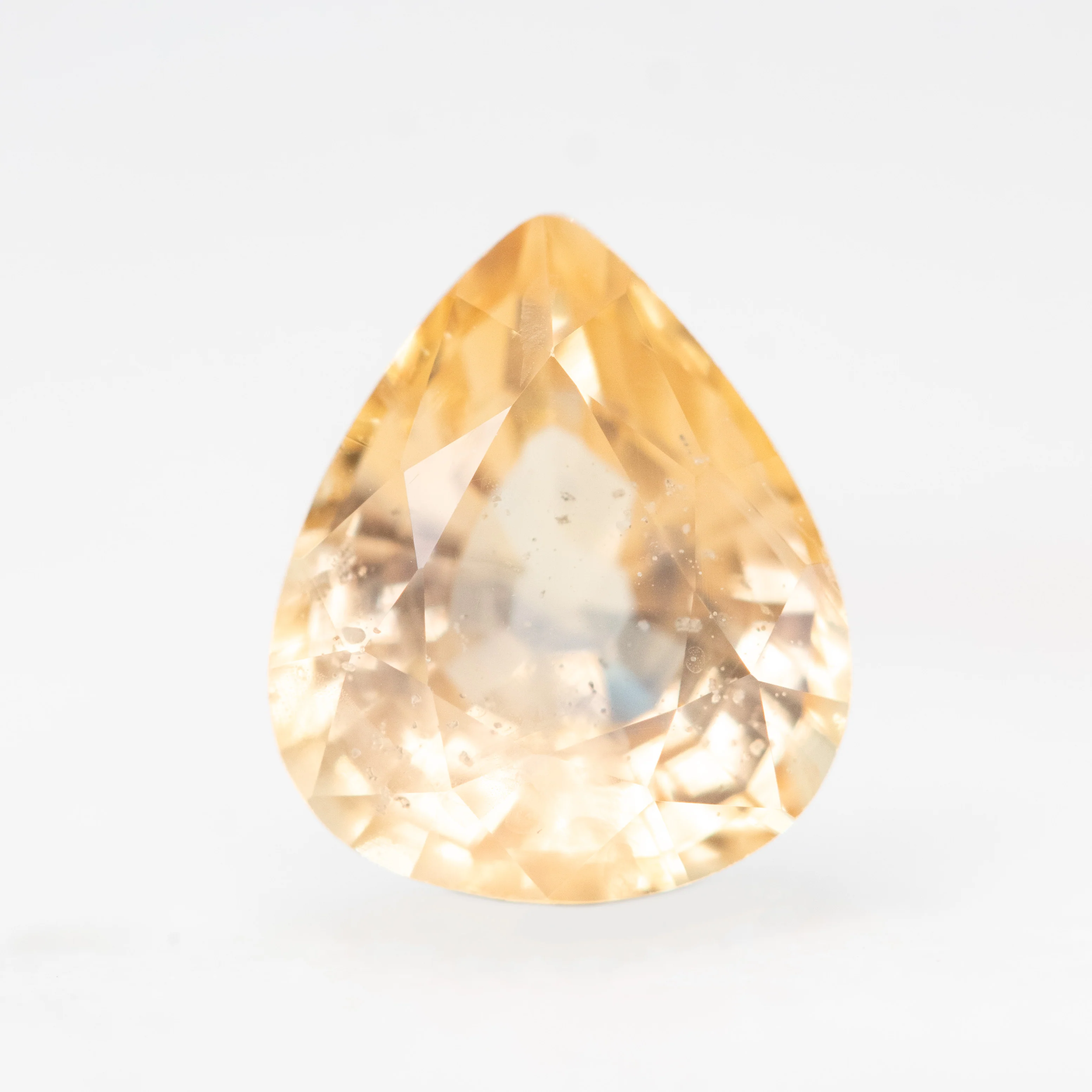 2.74 Carat Orange Pear Sapphire for Custom Work - Inventory Code OPS274