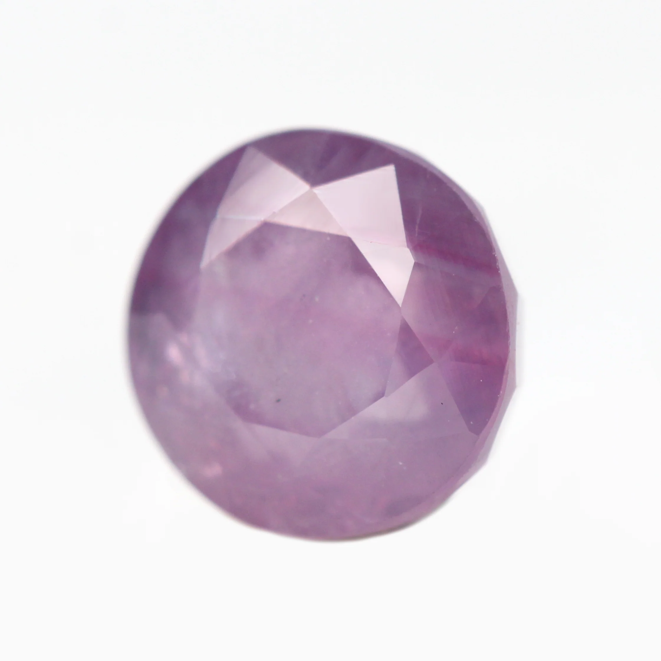 2.77 Carat Round Purple Pink Sapphire for Custom Work - Inventory Code PPRS277 - Image 3