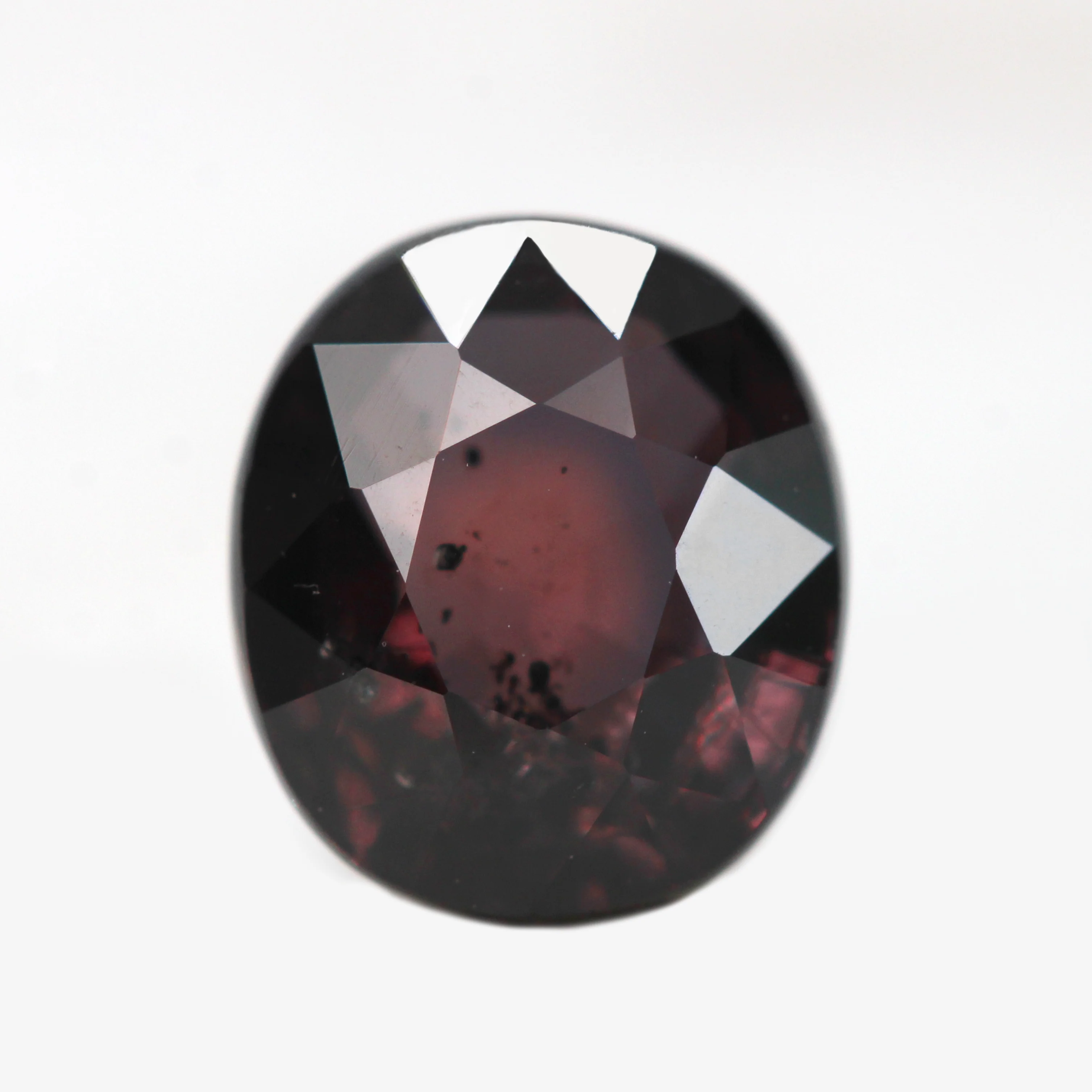 2.78 Carat Burgundy Oval Sapphire for Custom Work - Inventory Code ROS278