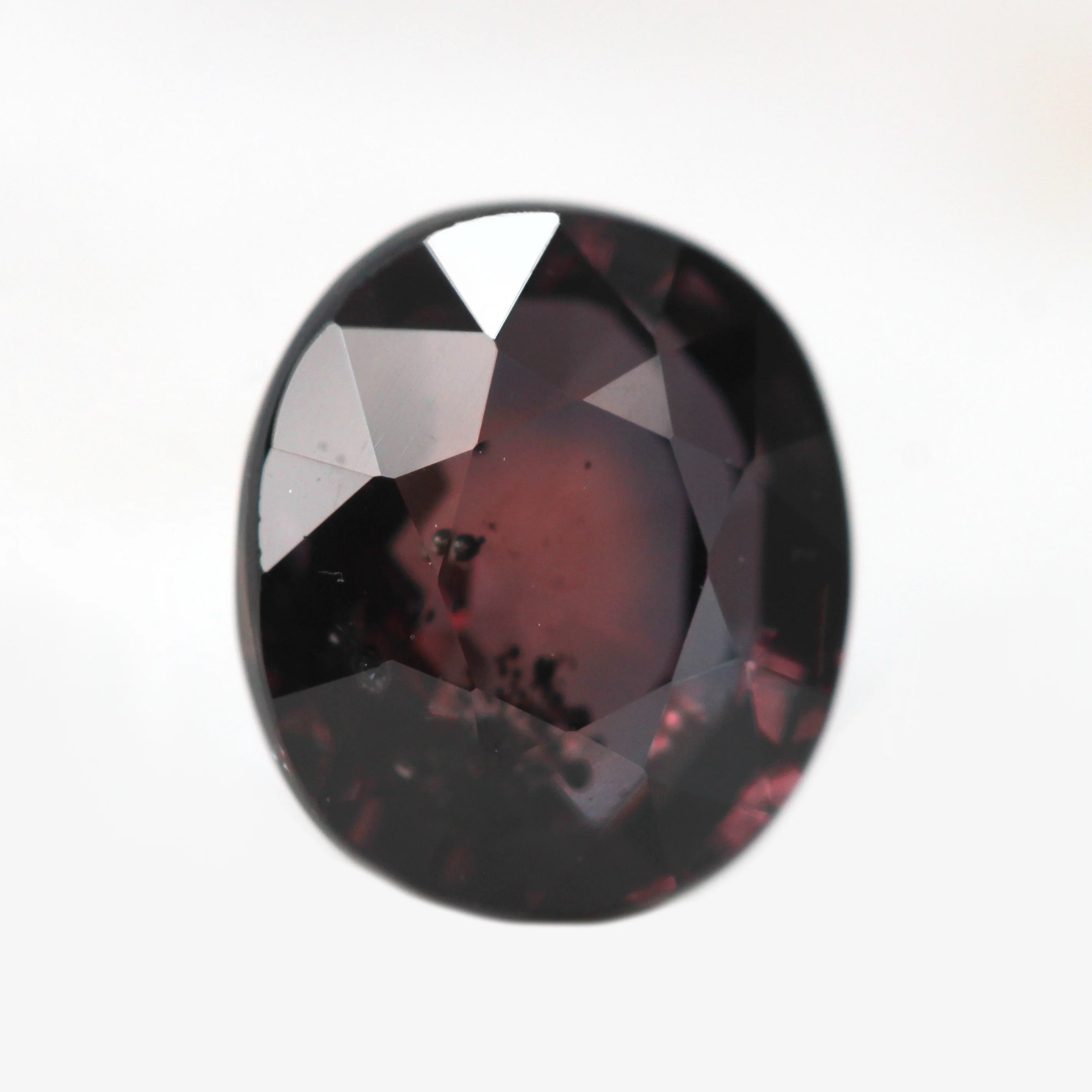 2.78 Carat Burgundy Oval Sapphire for Custom Work - Inventory Code ROS278 - Image 4