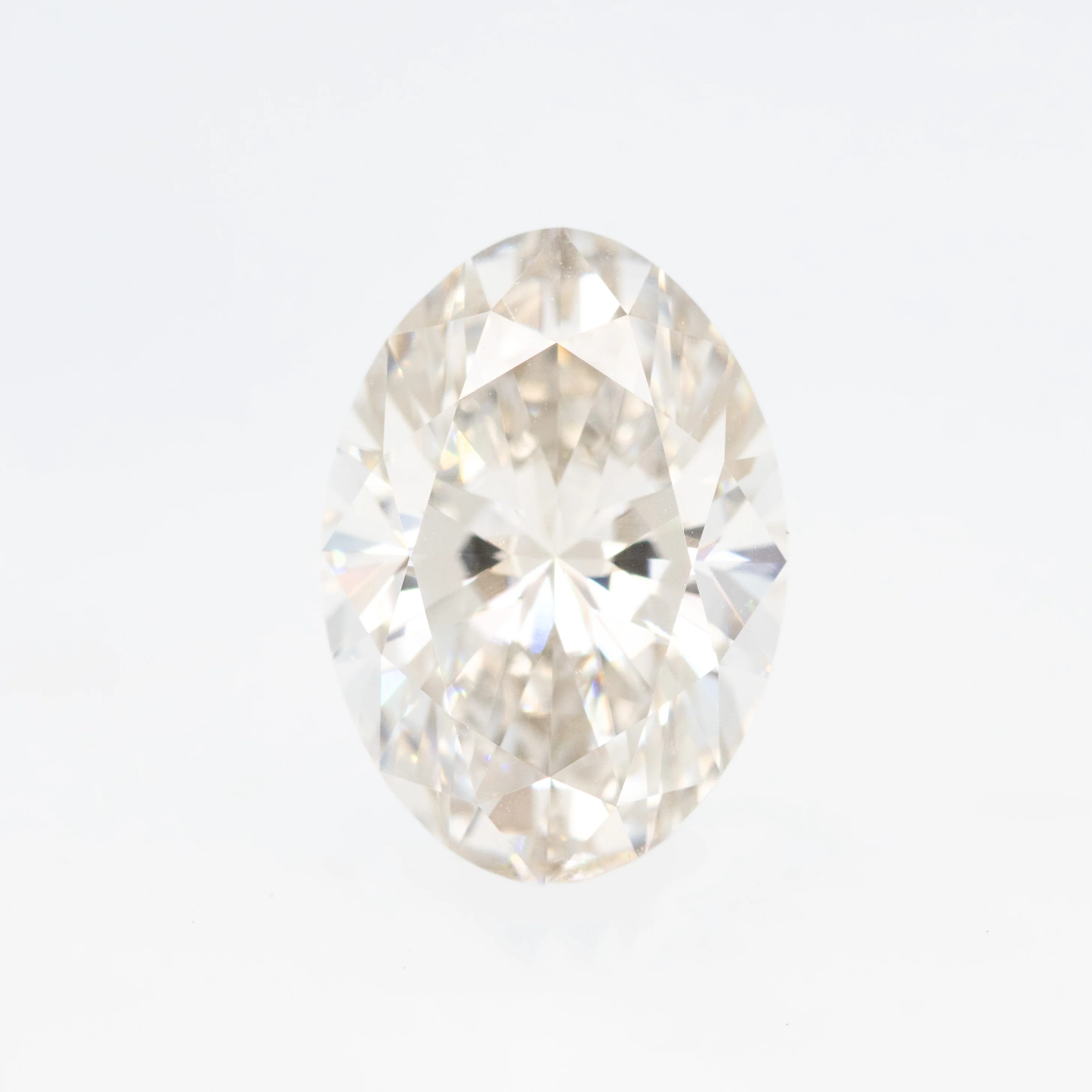 2.87 Carat Certified Lab Grown Oval Diamond for Custom Work - Inventory Code LGO287