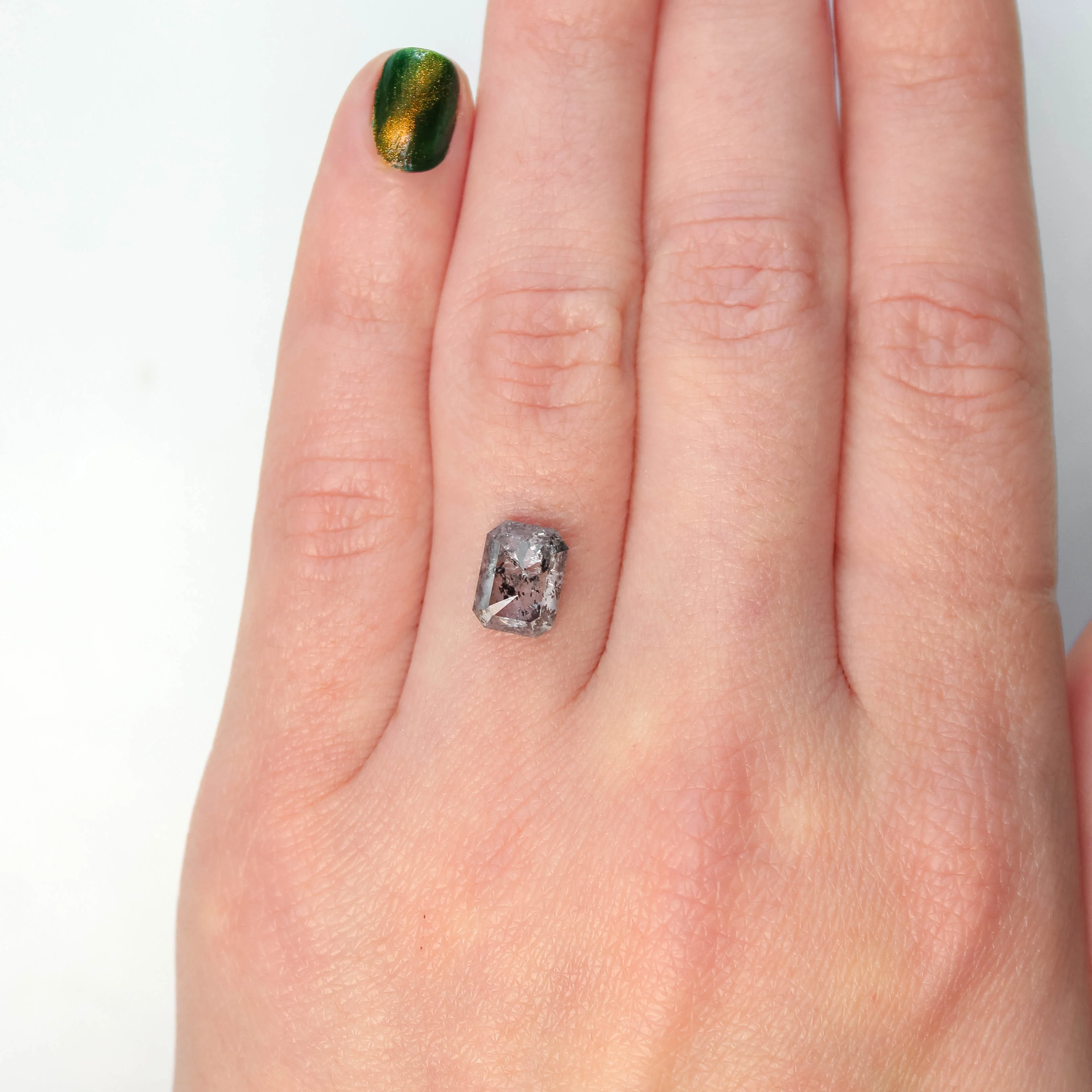 2.91 Carat Dark and Clear Emerald Cut Diamond for Custom Work - Inventory Code DCE291 - Image 6