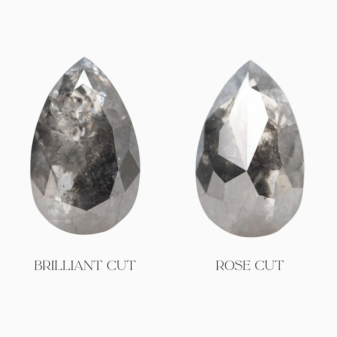 3.02 Carat Black Pear Salt and Pepper Diamond for Custom Work - Inventory Code BCP302 - Image 9