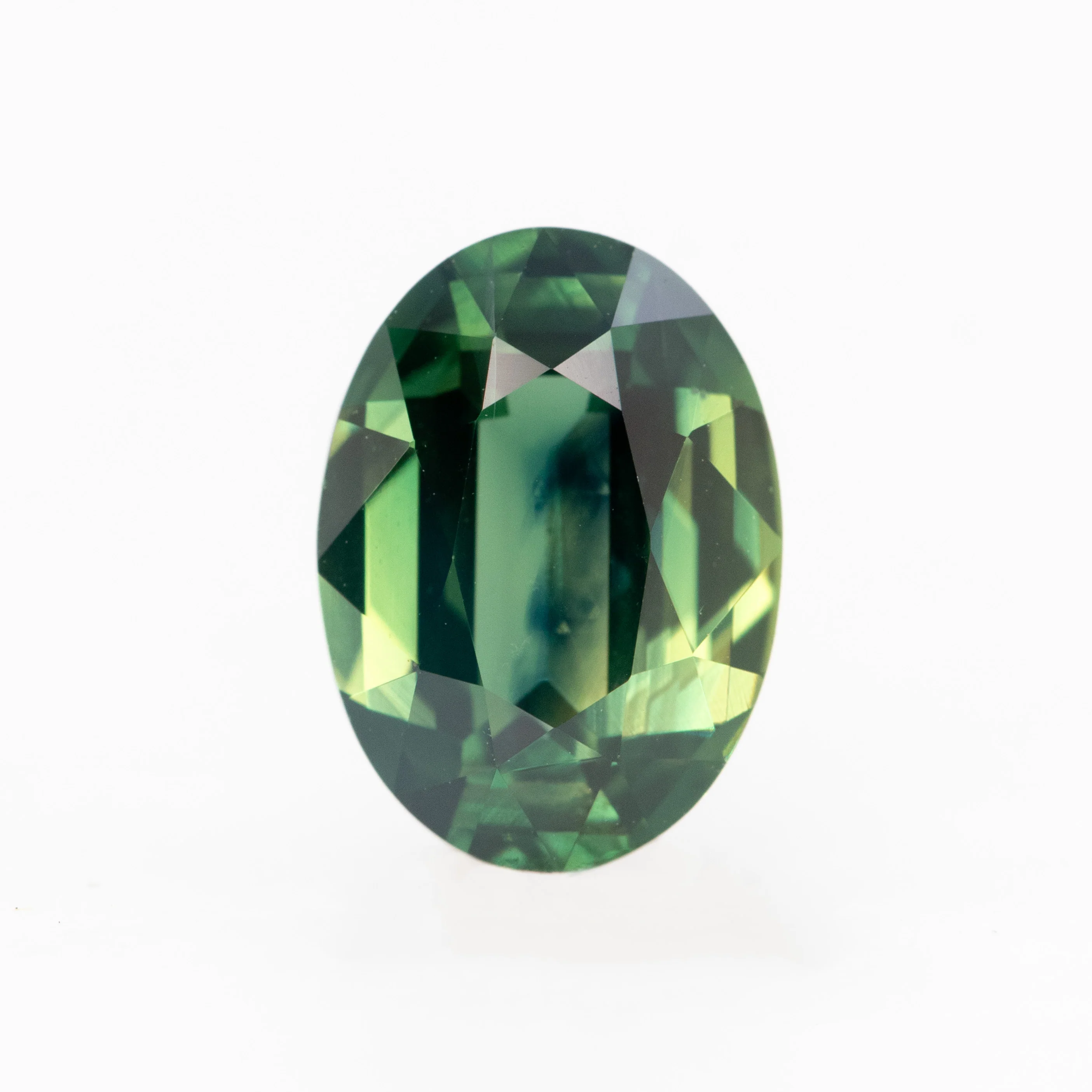 3.02 Carat Teal Green Oval Sapphire for Custom Work - Inventory Code TGOS302