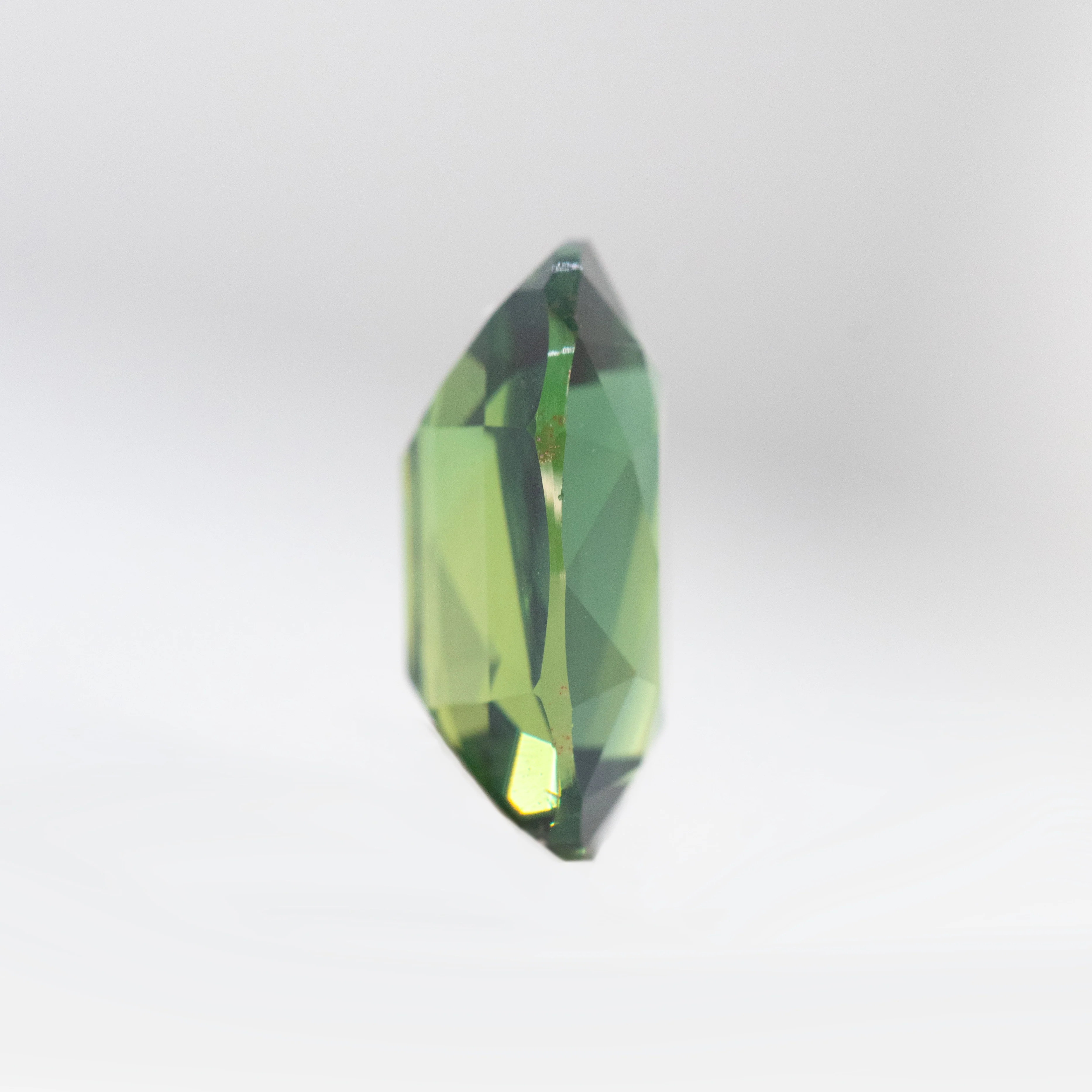 3.02 Carat Teal Green Oval Sapphire for Custom Work - Inventory Code TGOS302 - Image 5
