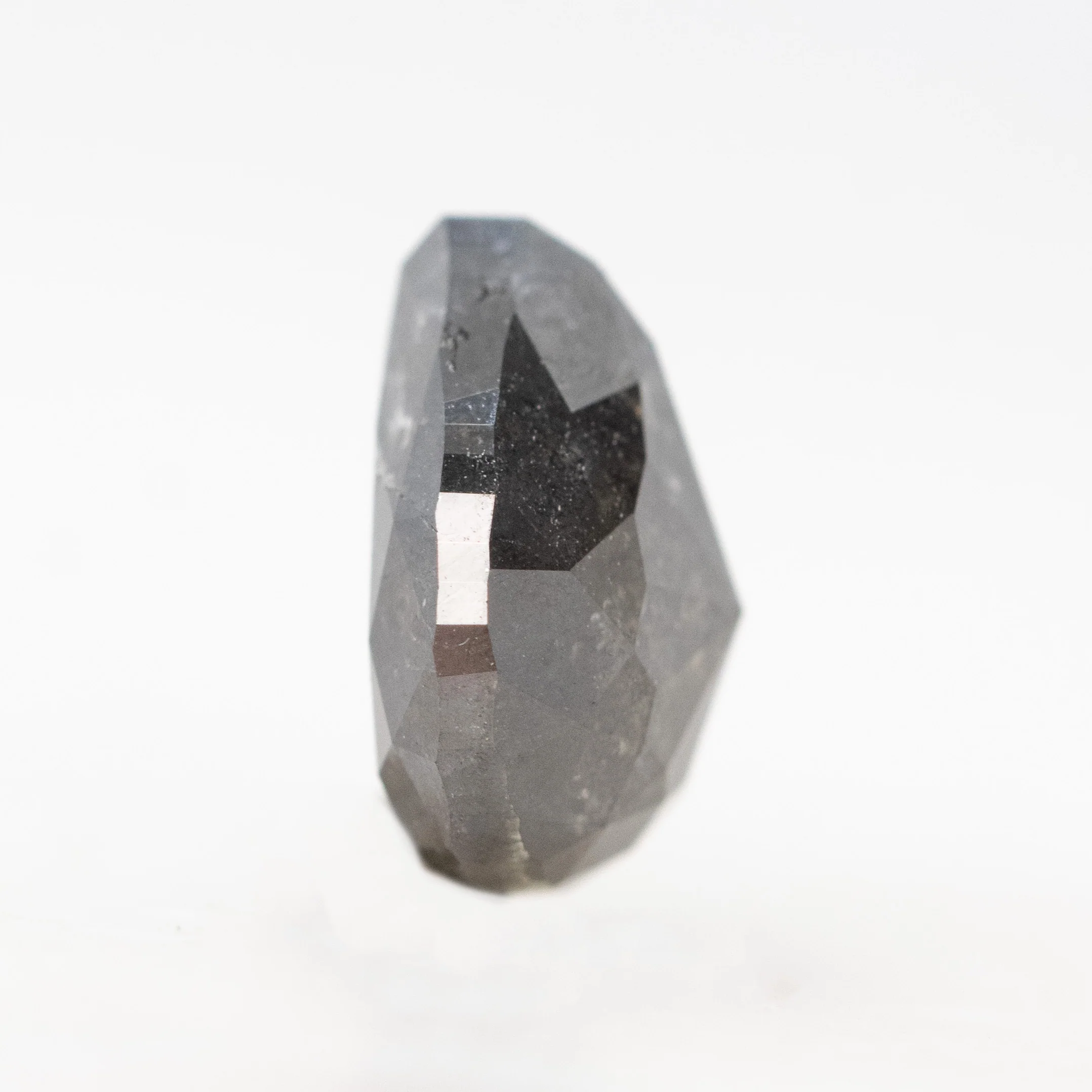 3.03 Carat Black Salt and Pepper Pear Diamond for Custom Work - Inventory Code BCP303 - Image 7