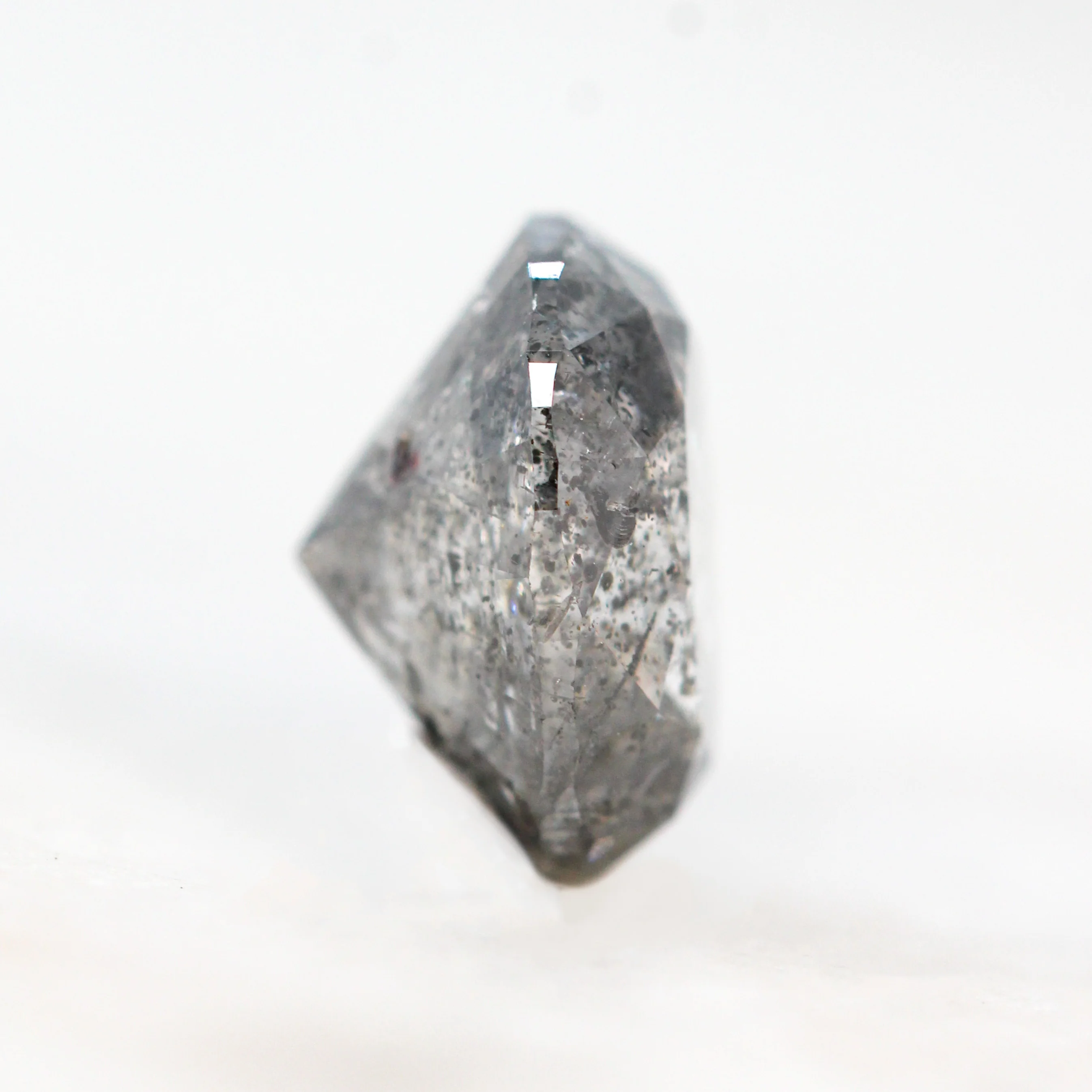 3.04 Carat Oval Salt and Pepper Diamond for Custom Work - Inventory Code DSO304 - Image 5