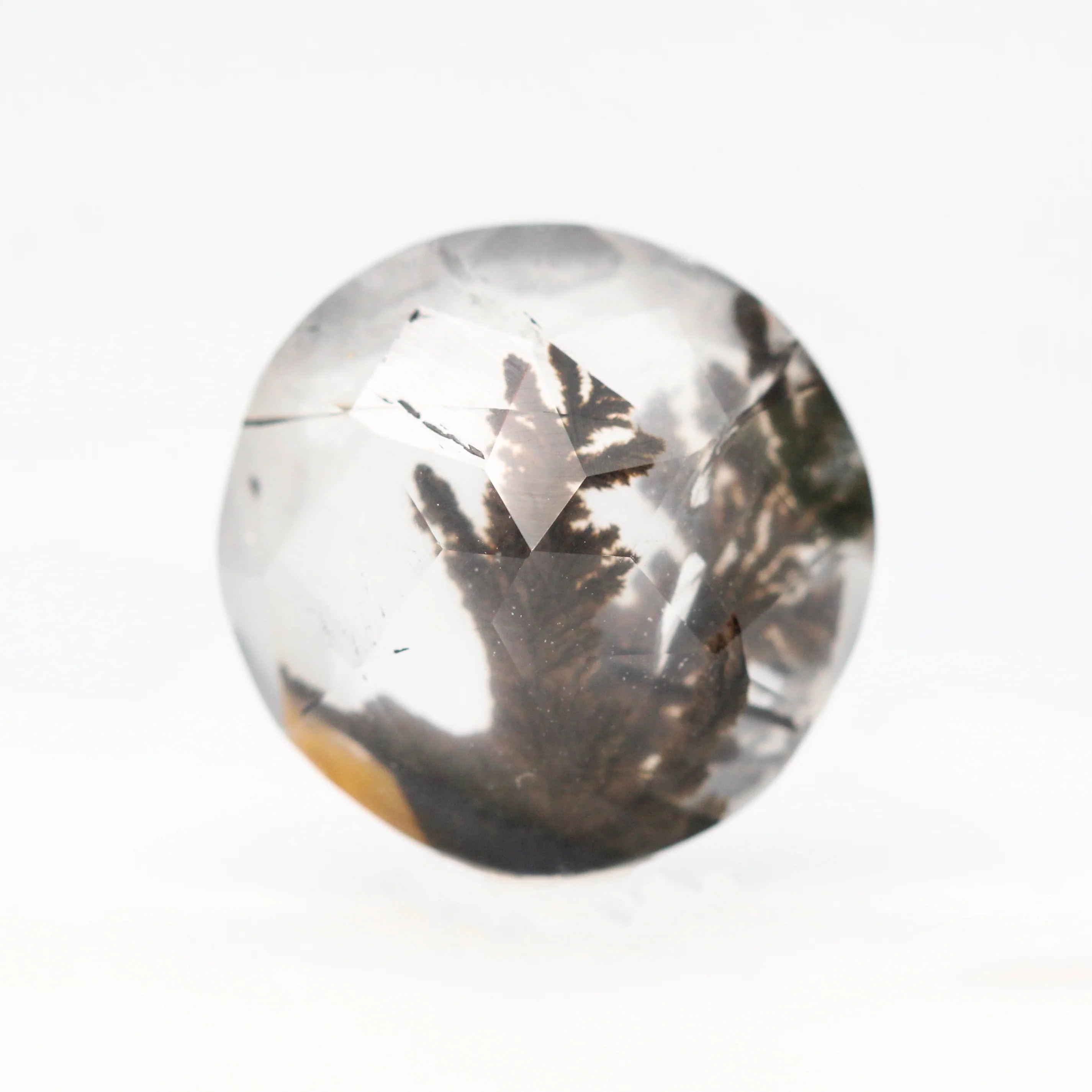 3.04 Carat Round Dendritic Quartz for Custom Work - Inventory Code DQR304 - Image 6