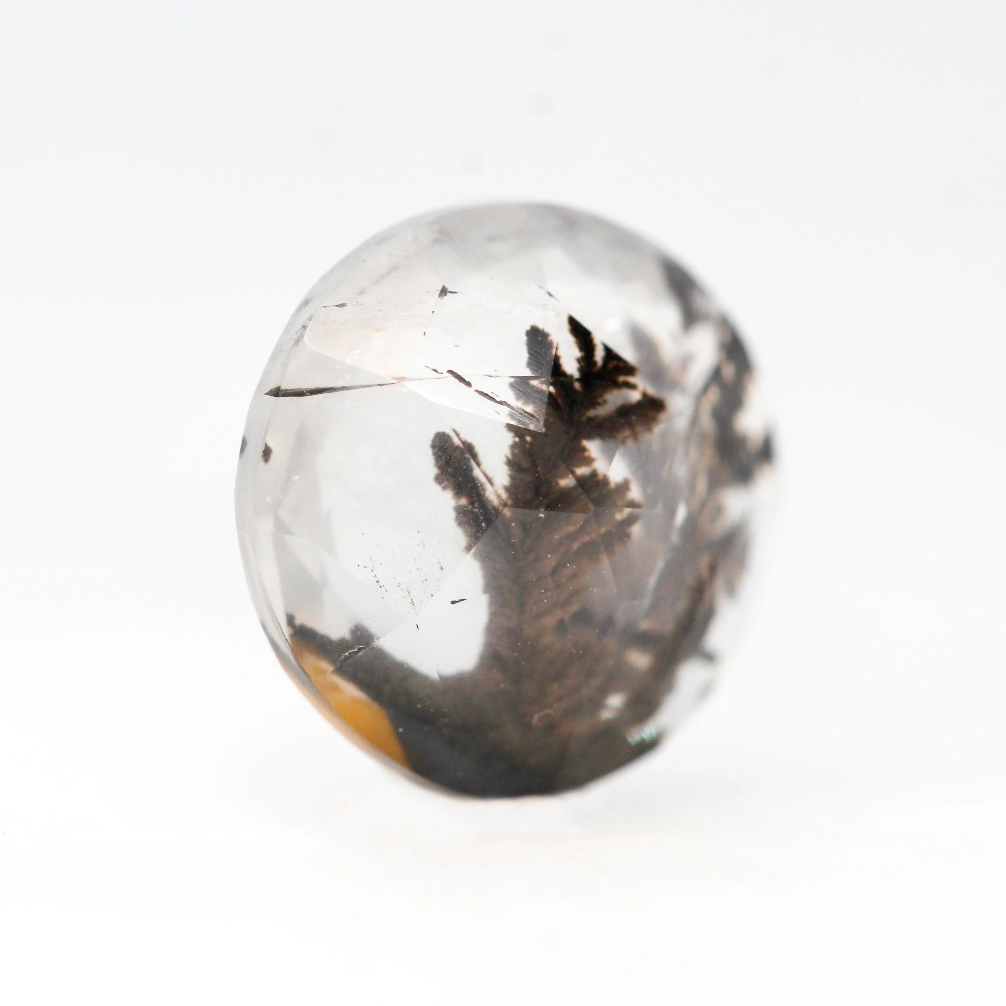 3.04 Carat Round Dendritic Quartz for Custom Work - Inventory Code DQR304 - Image 7