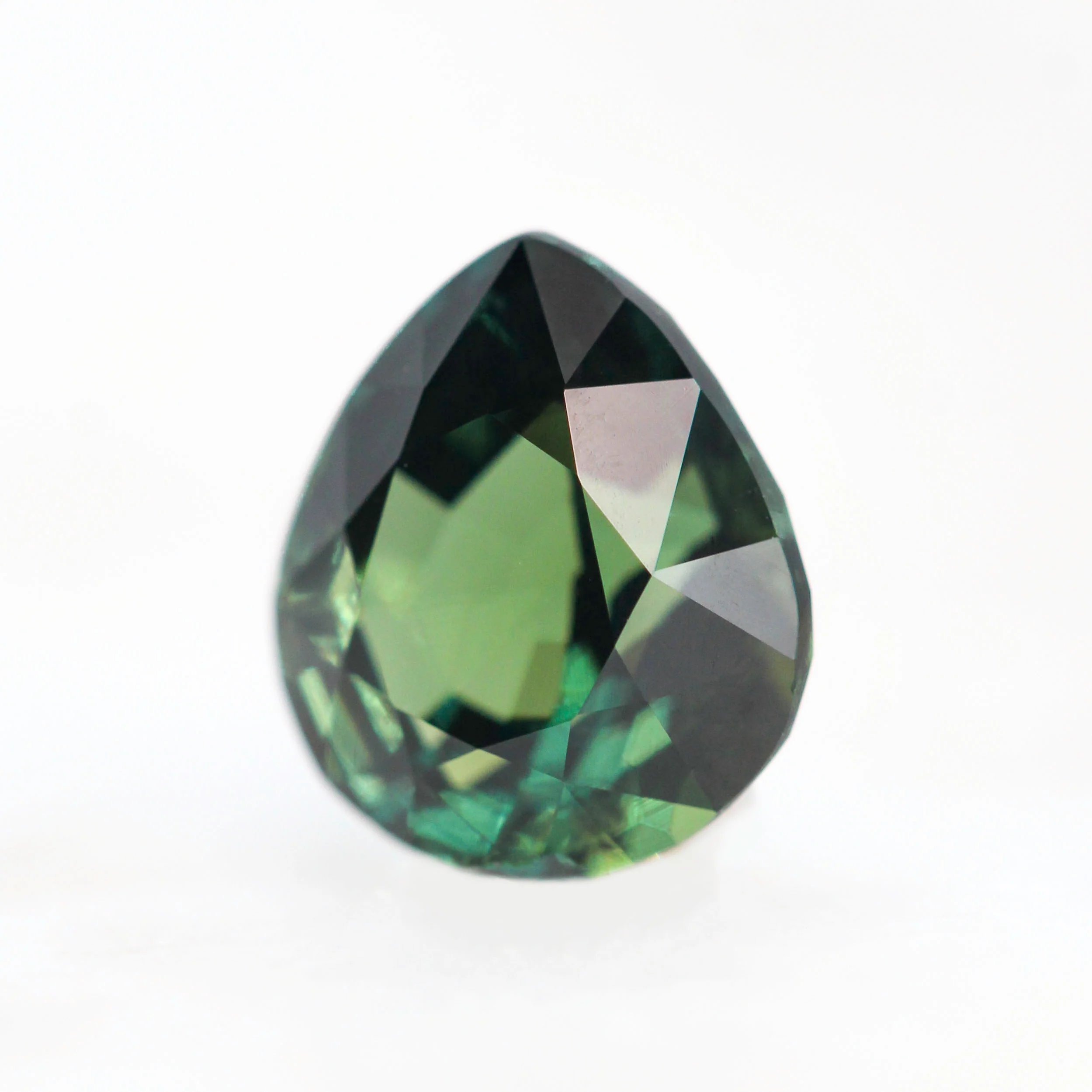 3.08 Carat Green Pear Sapphire for Custom Work - Inventory Code GPS308 - Image 3