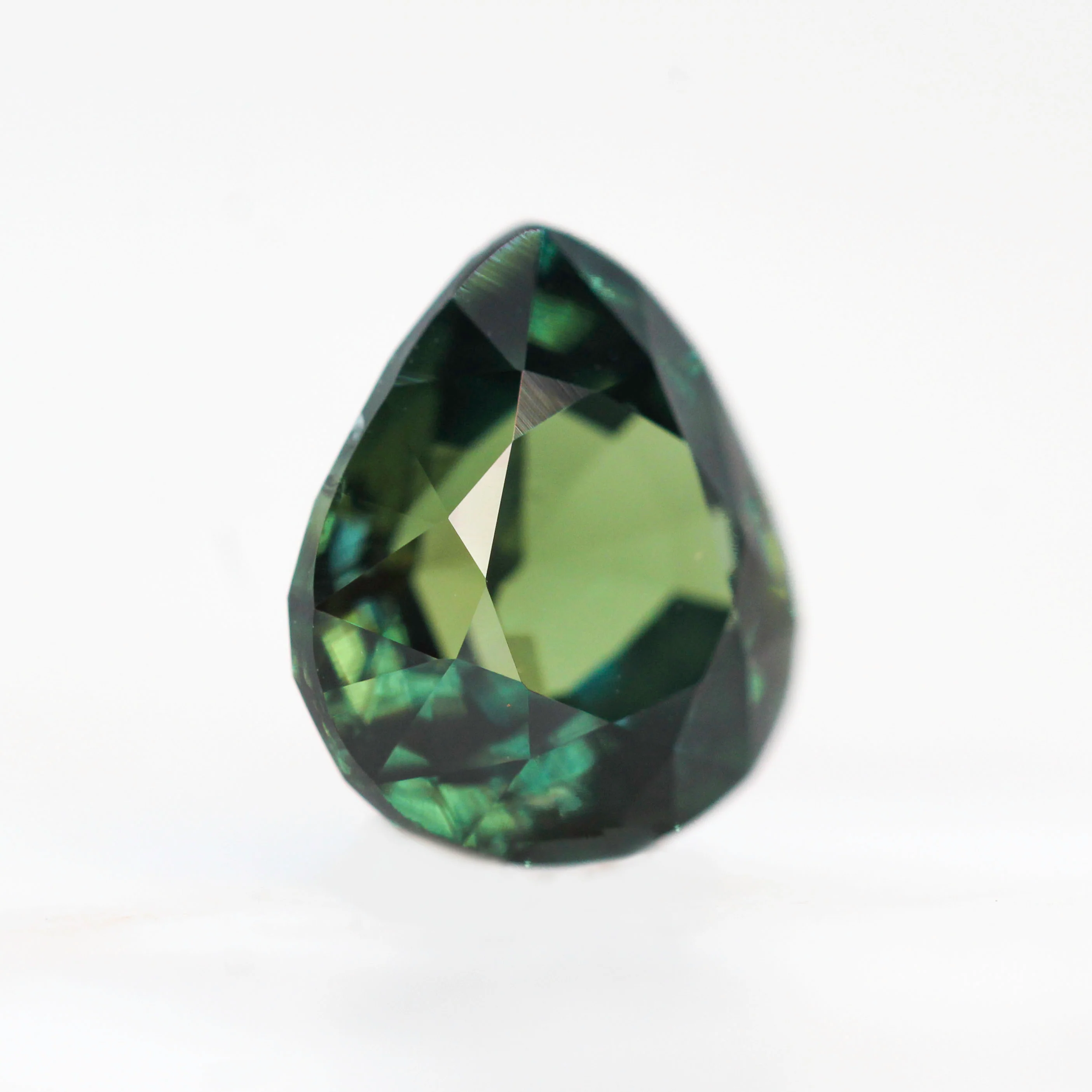 3.08 Carat Green Pear Sapphire for Custom Work - Inventory Code GPS308 - Image 4