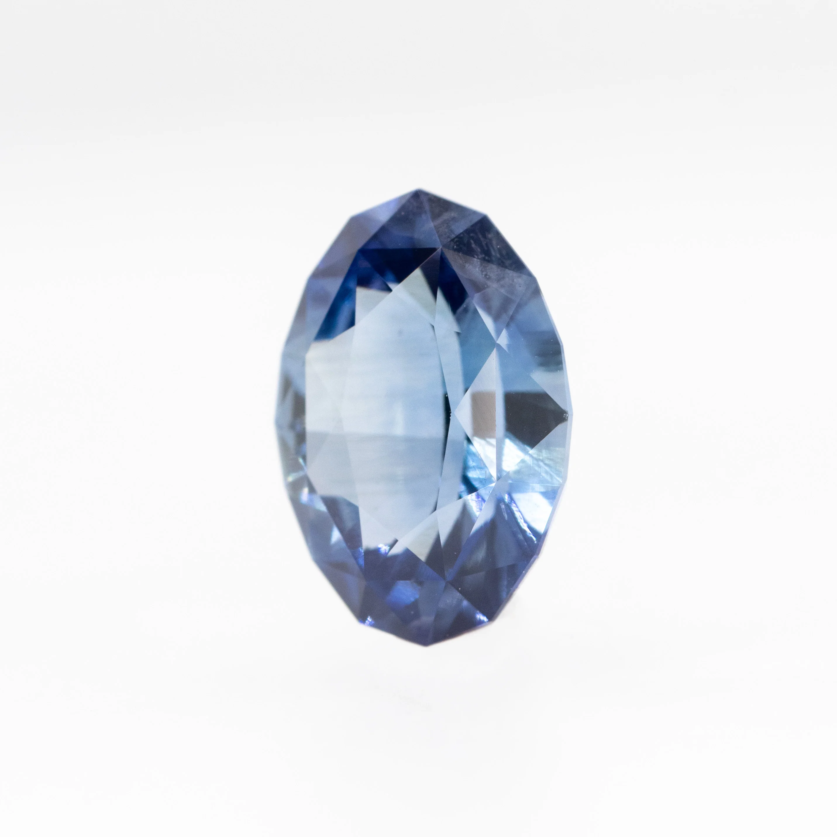 3.22 Carat Blue Geometric Oval Sapphire for Custom Work - Inventory Code BGOS322 - Image 4