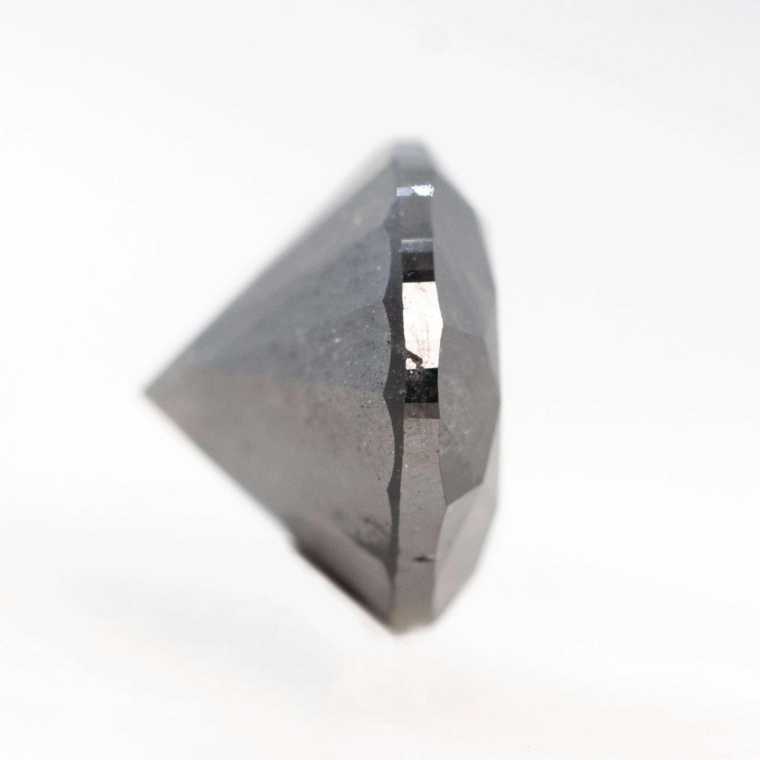 3.25 Carat Black Round Diamond for Custom Work - Inventory Code NBR325 - Image 5
