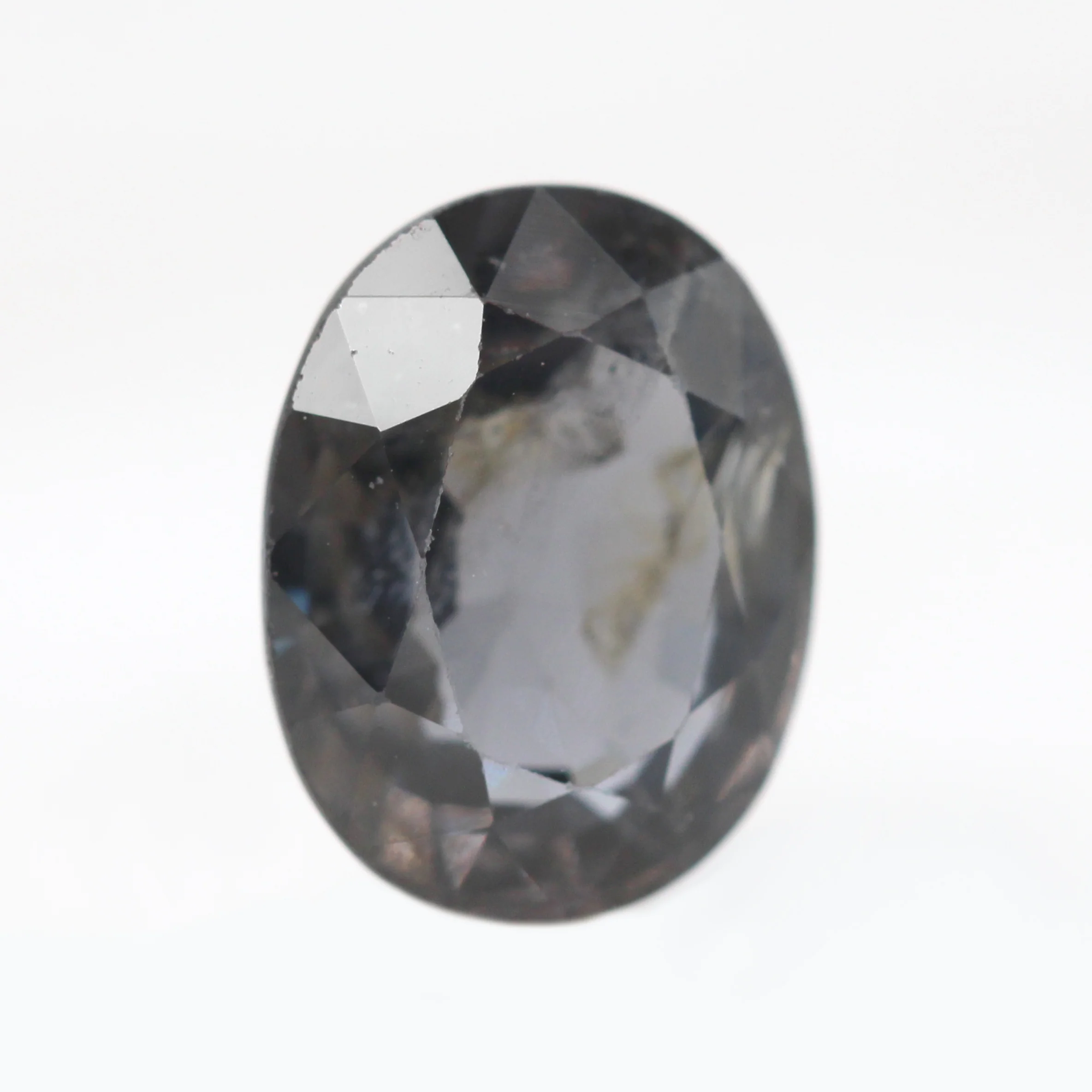 3.27 Carat Gray Oval Spinel for Custom Work - Inventory Code PGOS327 - Image 4