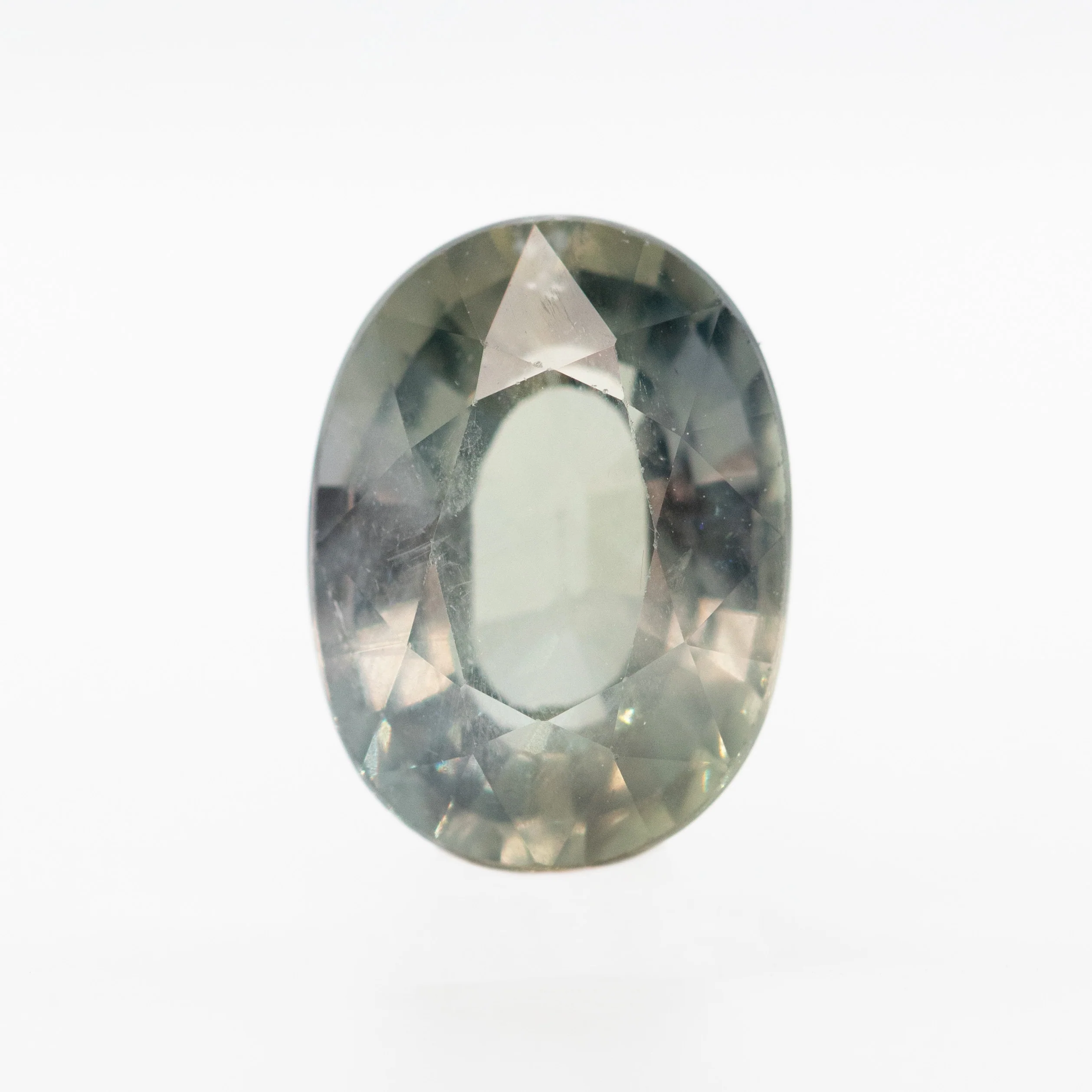 3.32 Carat Oval Gray Color-Change Sapphire for Custom Work - Inventory Code OGS332 - Image 2