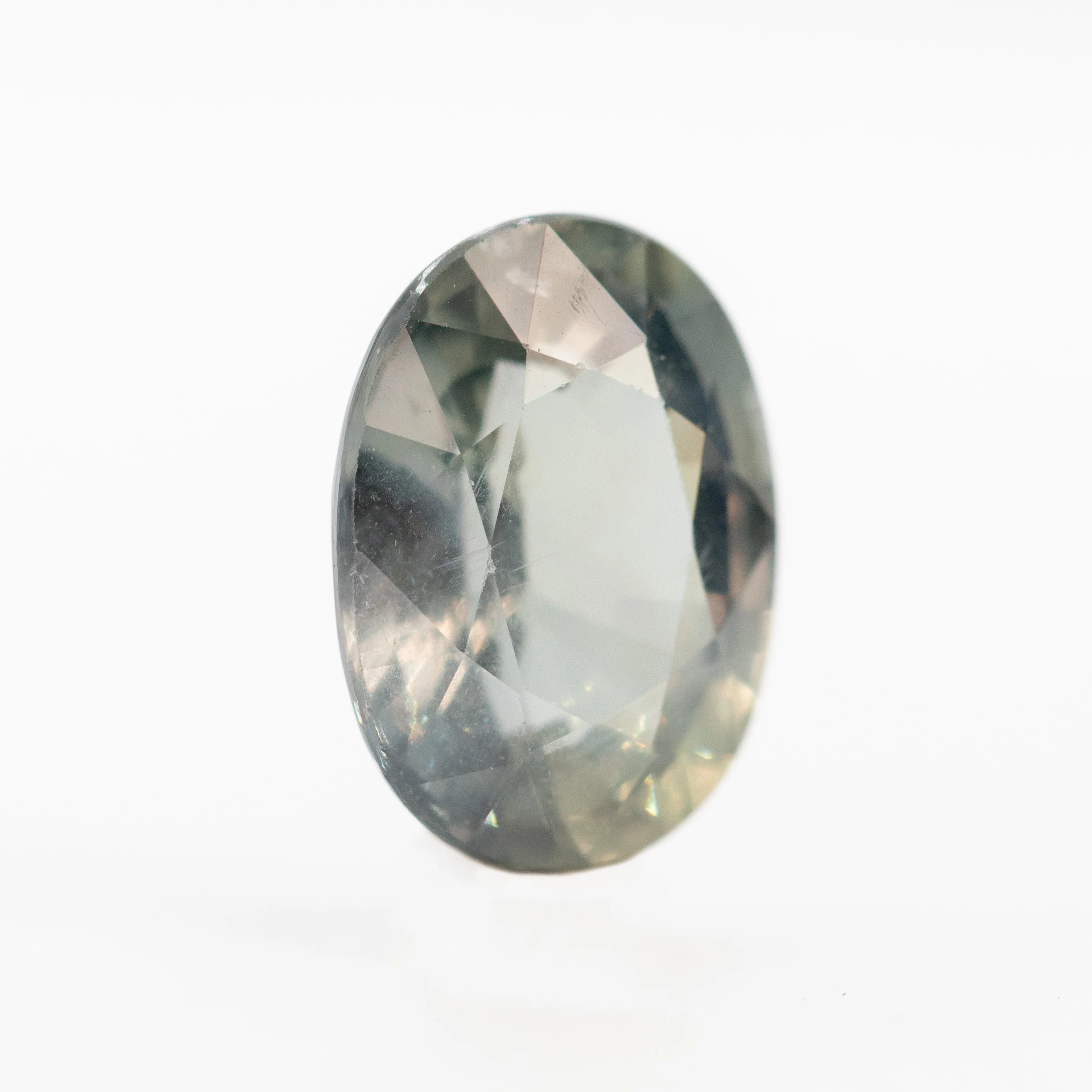 3.32 Carat Oval Gray Color-Change Sapphire for Custom Work - Inventory Code OGS332 - Image 3
