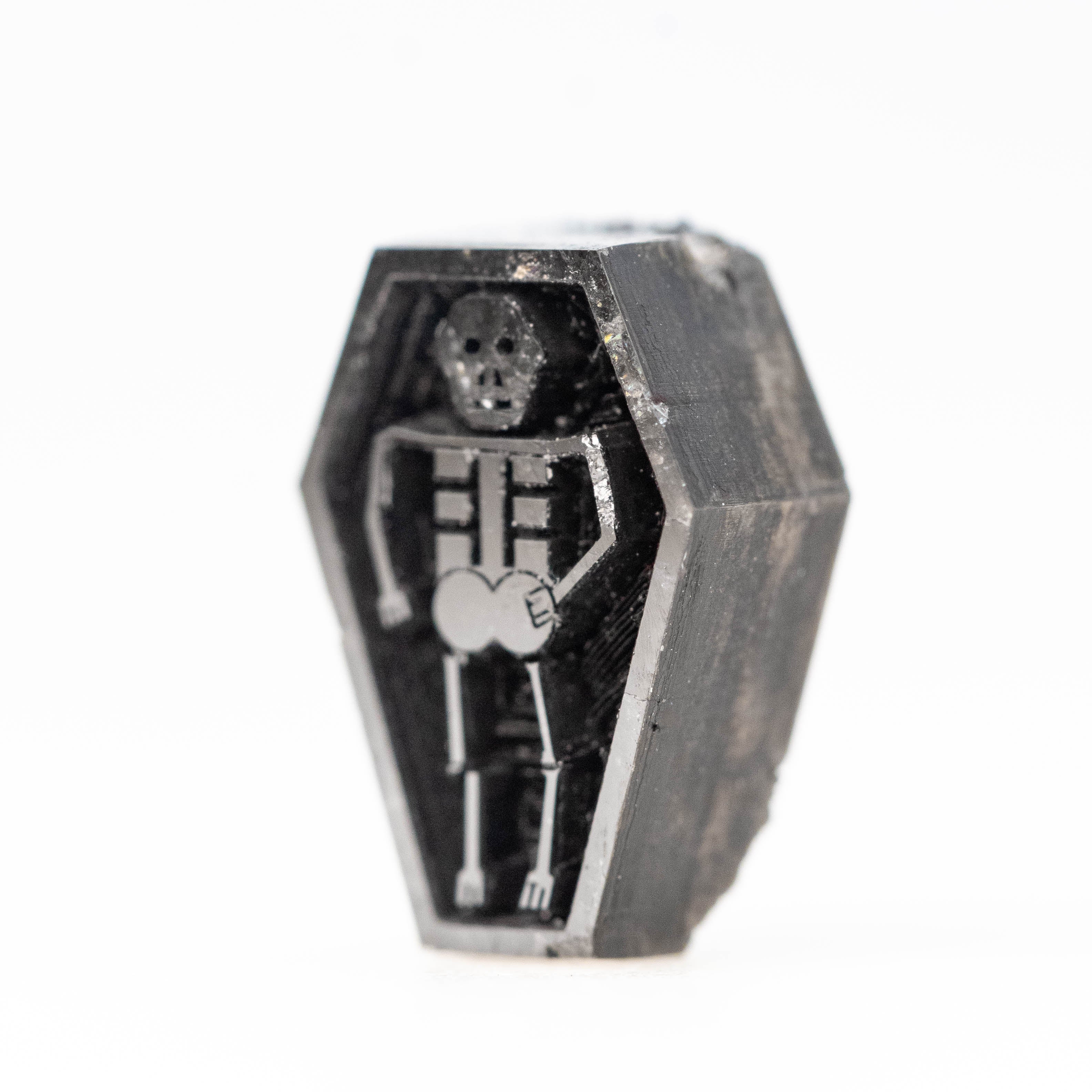3.35 Carat Black Skeleton Diamond for Custom Work - Inventory Code NBS335 - Image 3