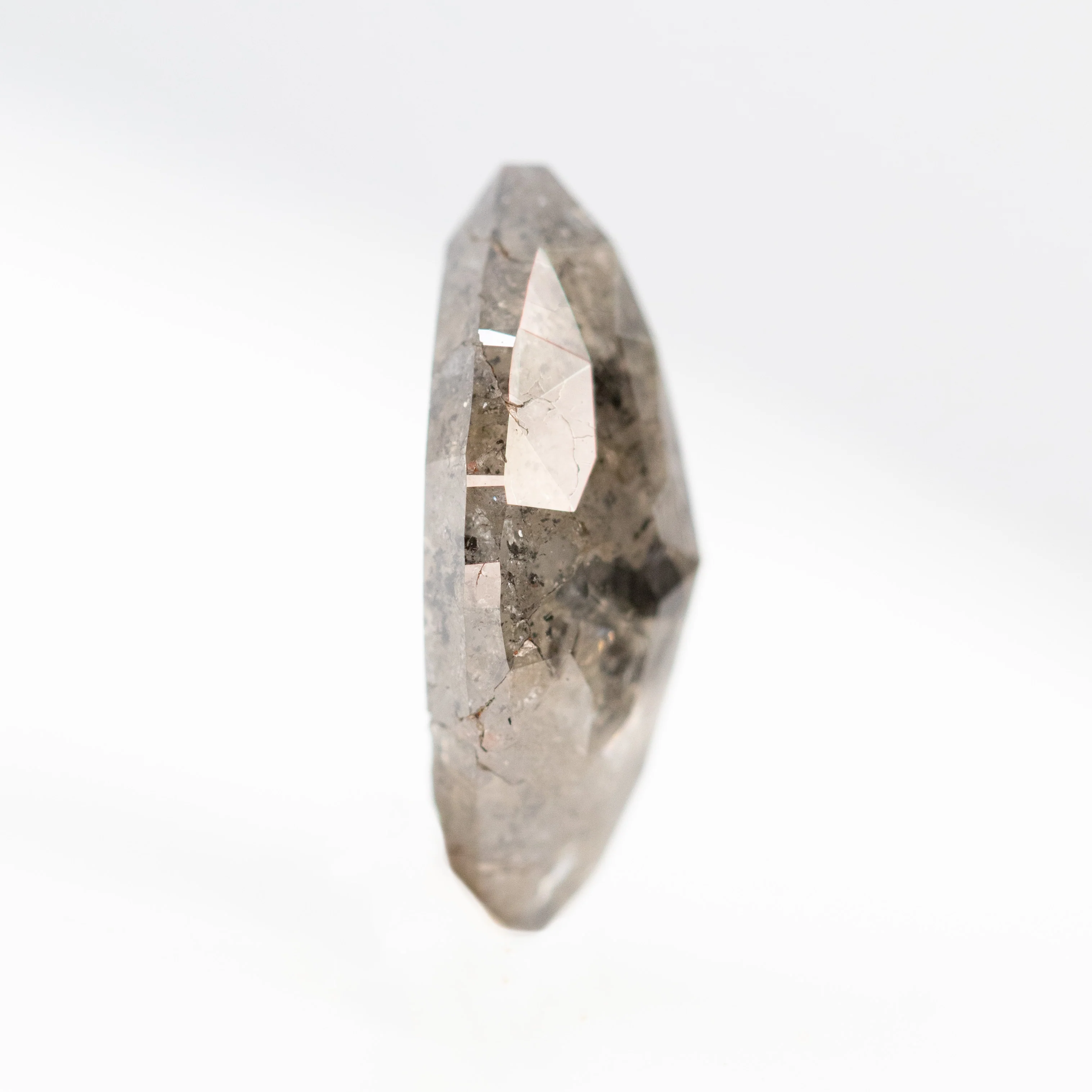 3.35 Carat Marquise Salt and Pepper Diamond for Custom Work - Inventory Code BCM335 - Image 5