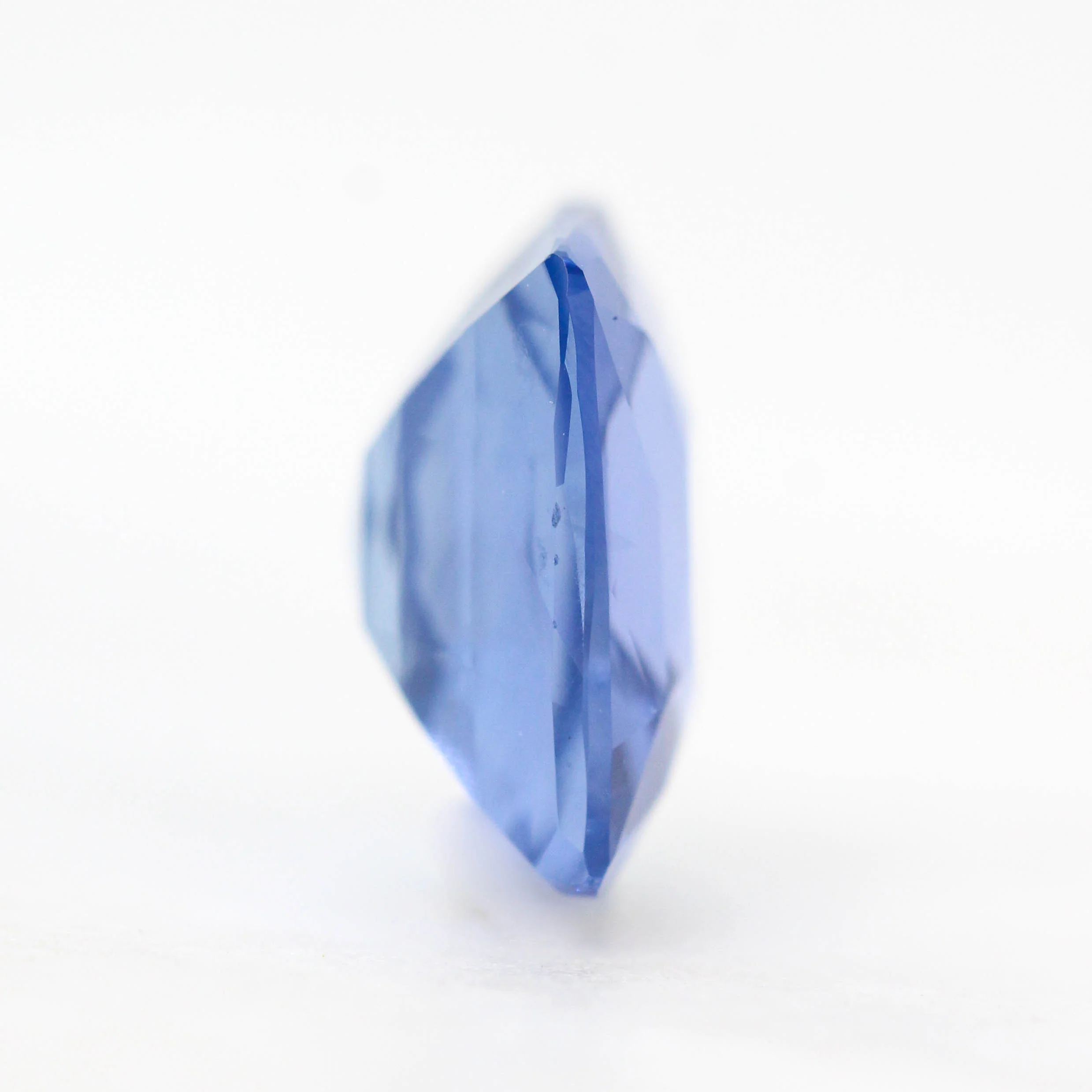 3.40 Carat Cornflower Blue Cushion Cut Sapphire for Custom Work - Inventory Code CBCS340 - Image 5