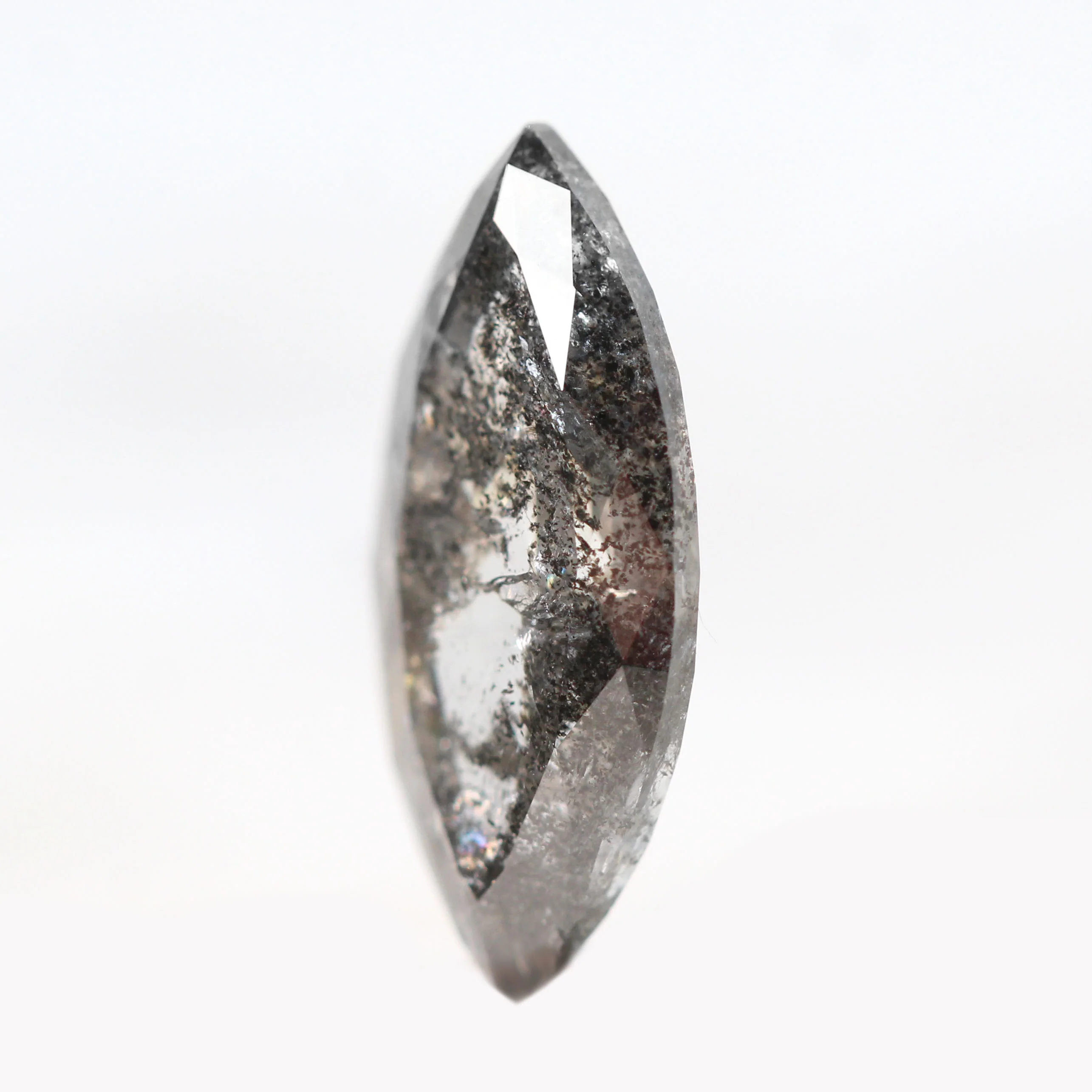 3.40 Carat Marquise Salt and Pepper Diamond Diamond for Custom Work - Inventory Code DCM340 - Image 3