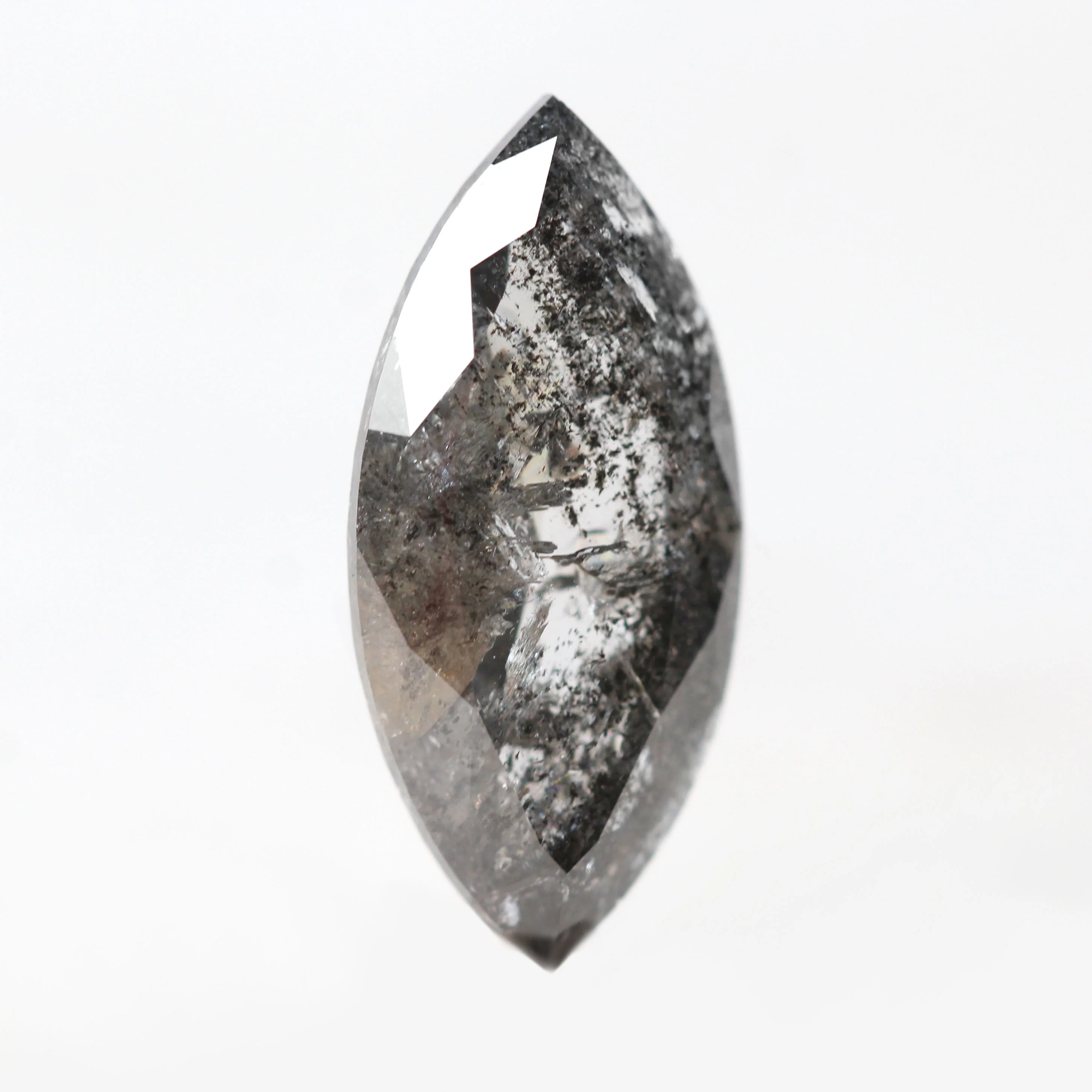 3.40 Carat Marquise Salt and Pepper Diamond Diamond for Custom Work - Inventory Code DCM340 - Image 4