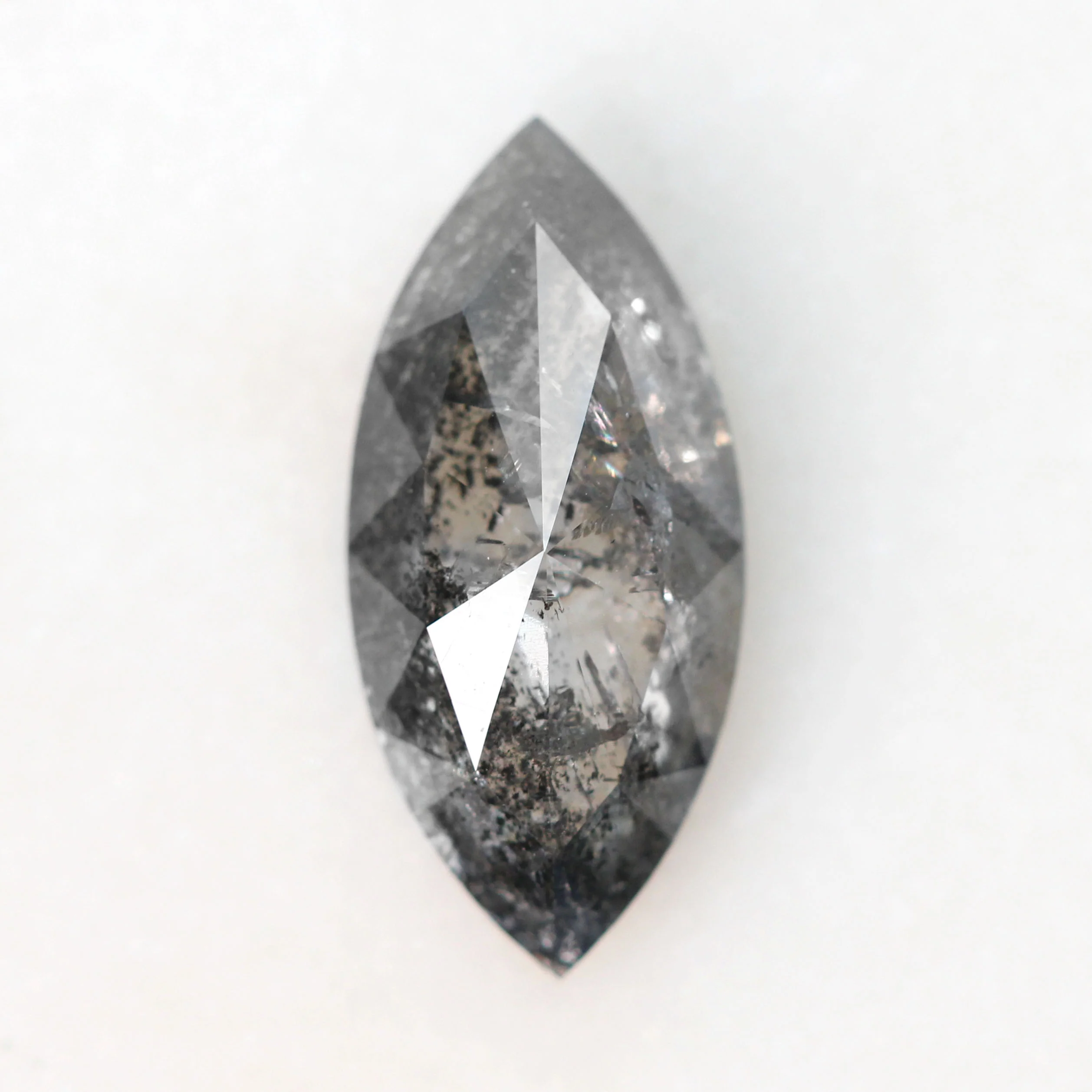 3.40 Carat Marquise Salt and Pepper Diamond Diamond for Custom Work - Inventory Code DCM340 - Image 6