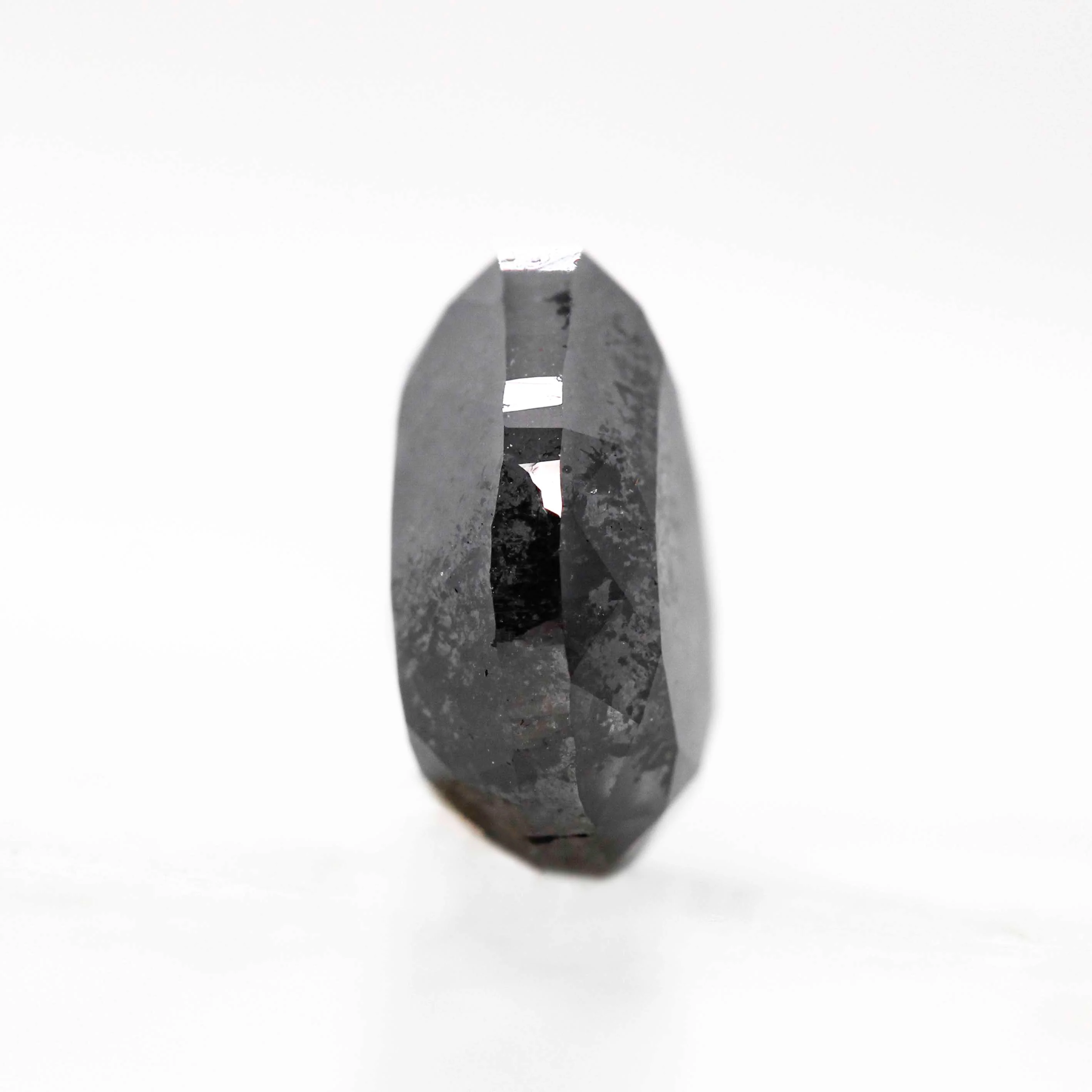 3.53 Carat Black Pear Salt and Pepper Diamond for Custom Work - Inventory Code BCP353 - Image 5