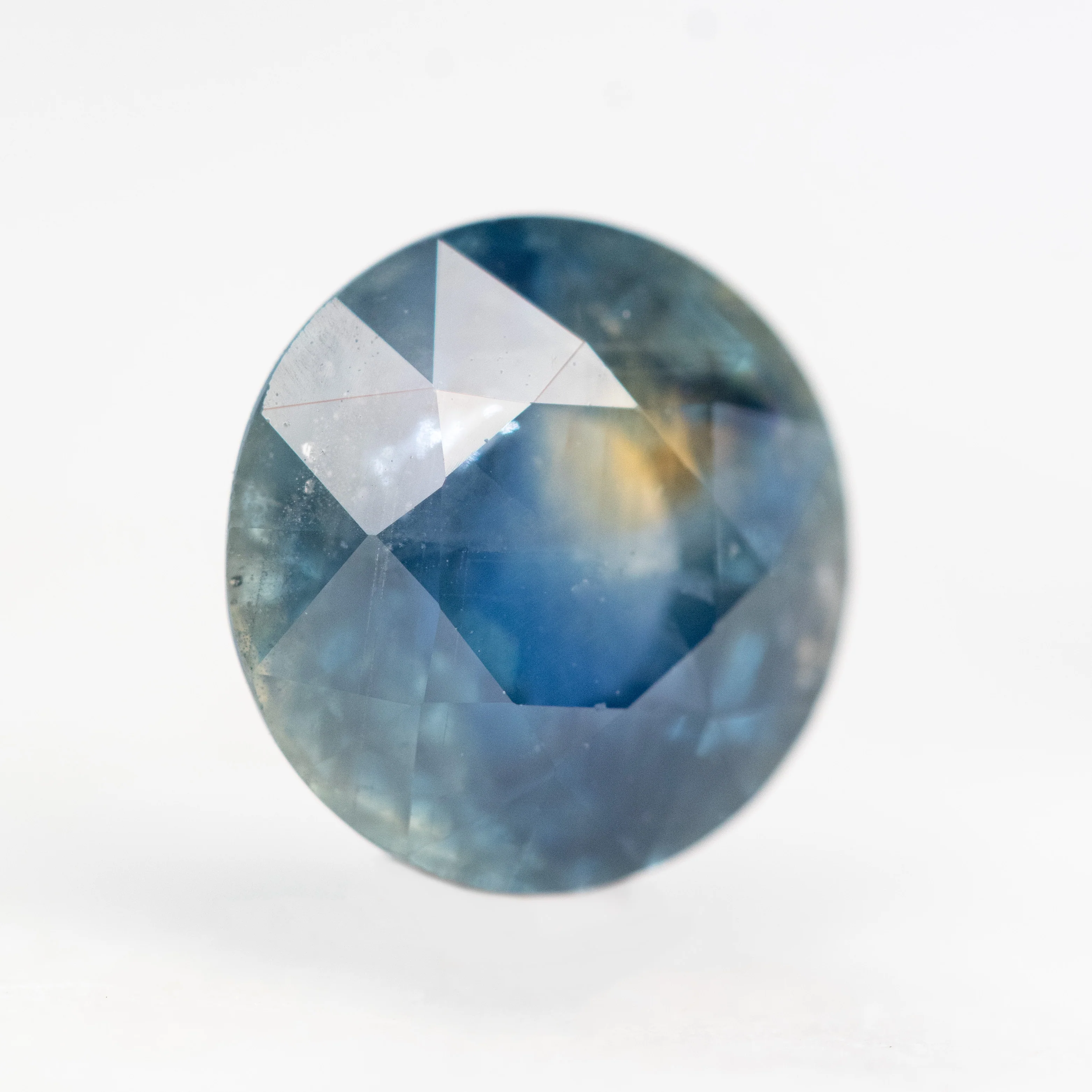 3.69 Carat Blue Round Sapphire for Custom Work - Inventory Code BRS369 - Image 4