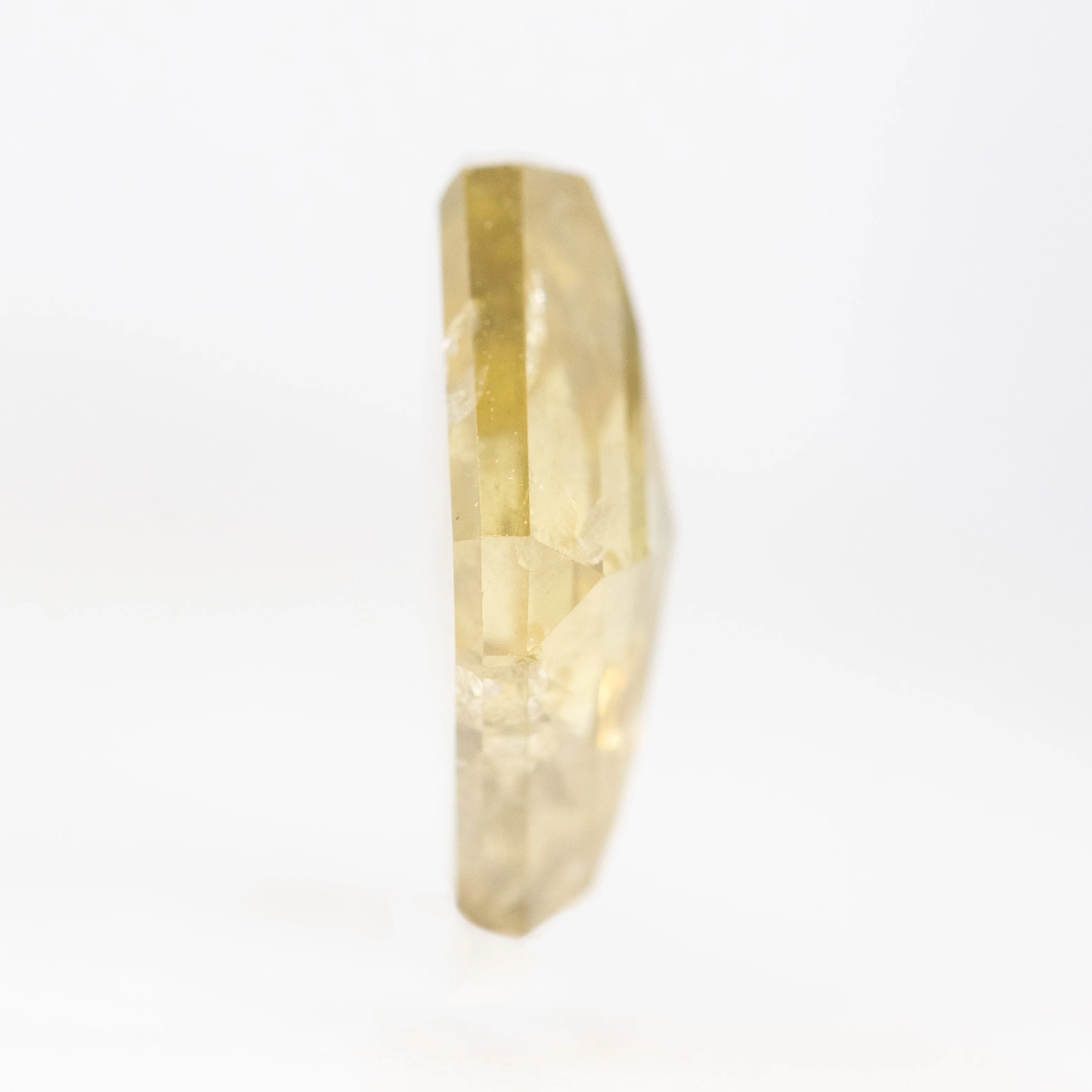 3.70 Carat Yellow Kite Cut Salt and Pepper Diamond for Custom Work - Inventory Code CCK370 - Image 5
