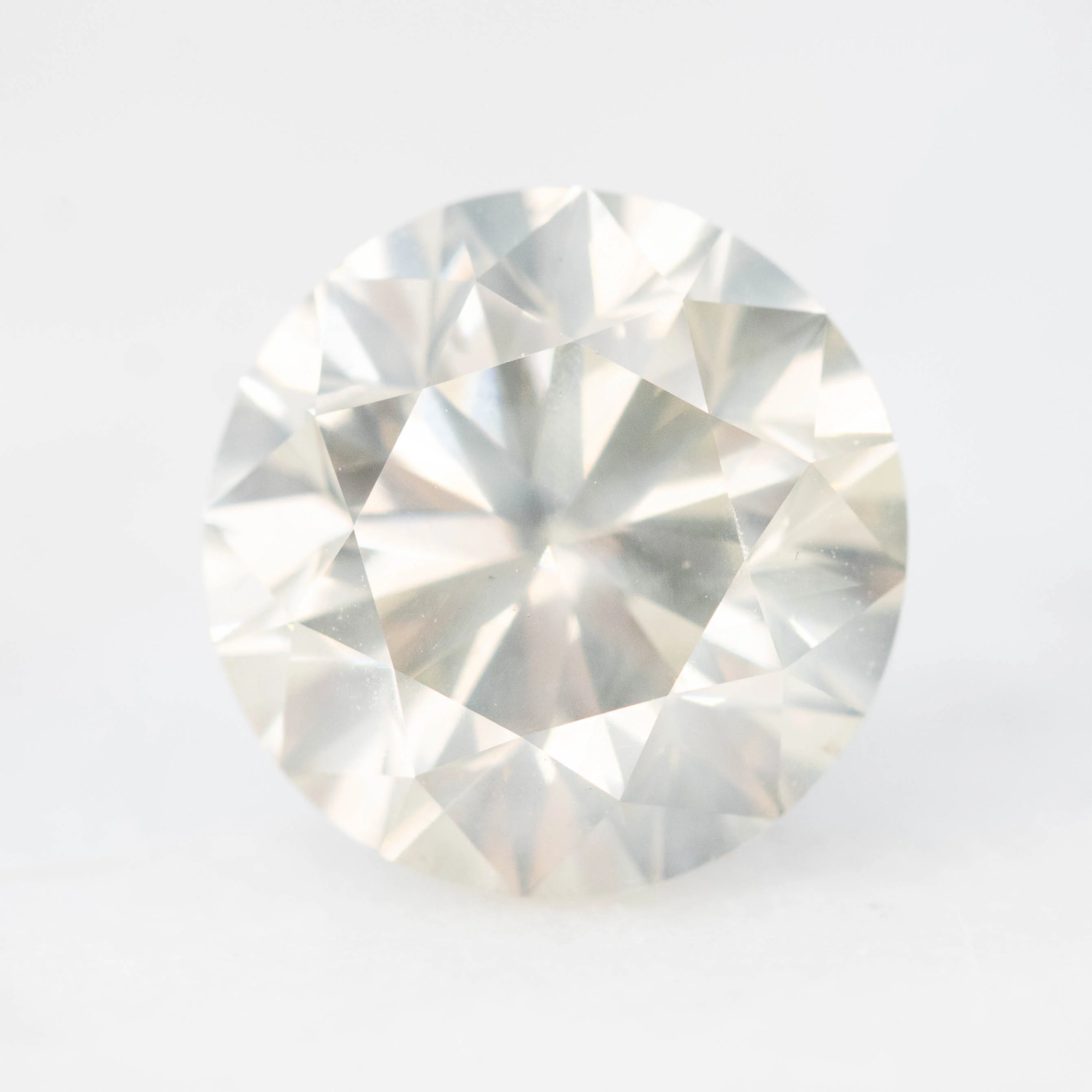 4.01 Carat Certified White Round Diamond for Custom Work - Inventory Code CCR401