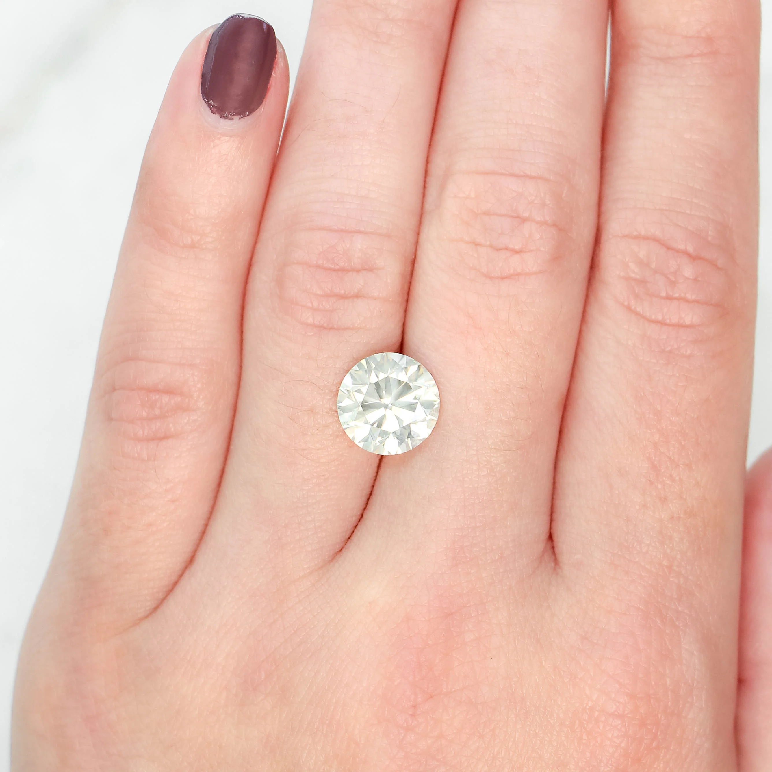 4.01 Carat Certified White Round Diamond for Custom Work - Inventory Code CCR401 - Image 2