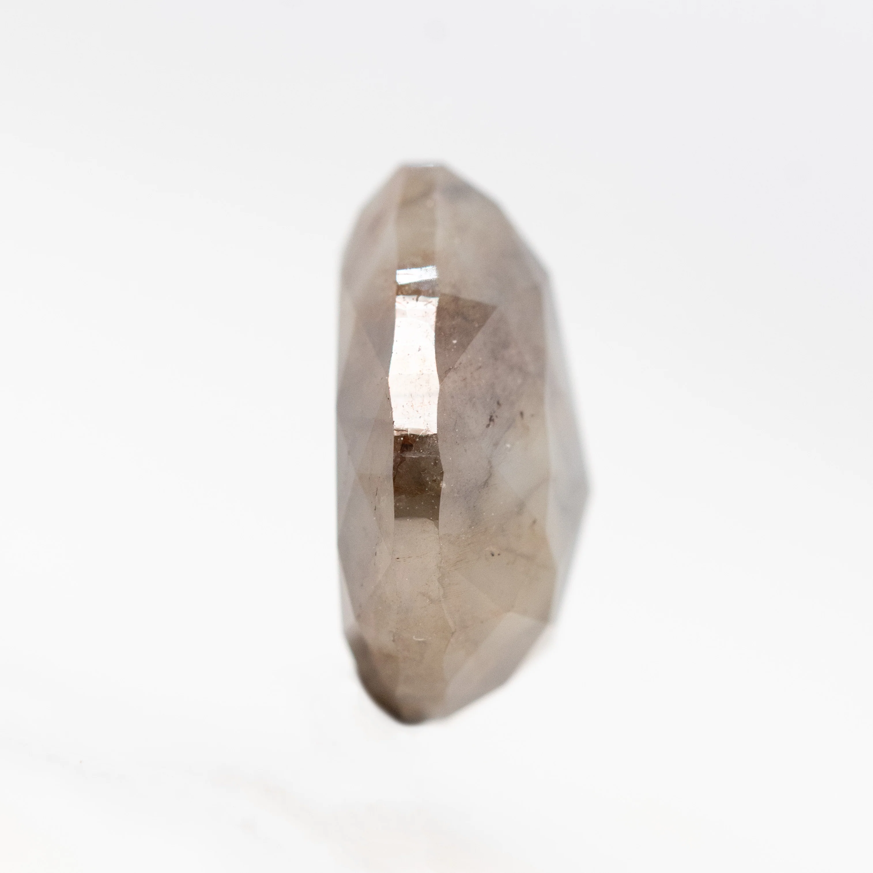 4.01 Carat Champagne Brown Pear Salt and Pepper Diamond for Custom Work - Inventory Code DSP401 - Image 6