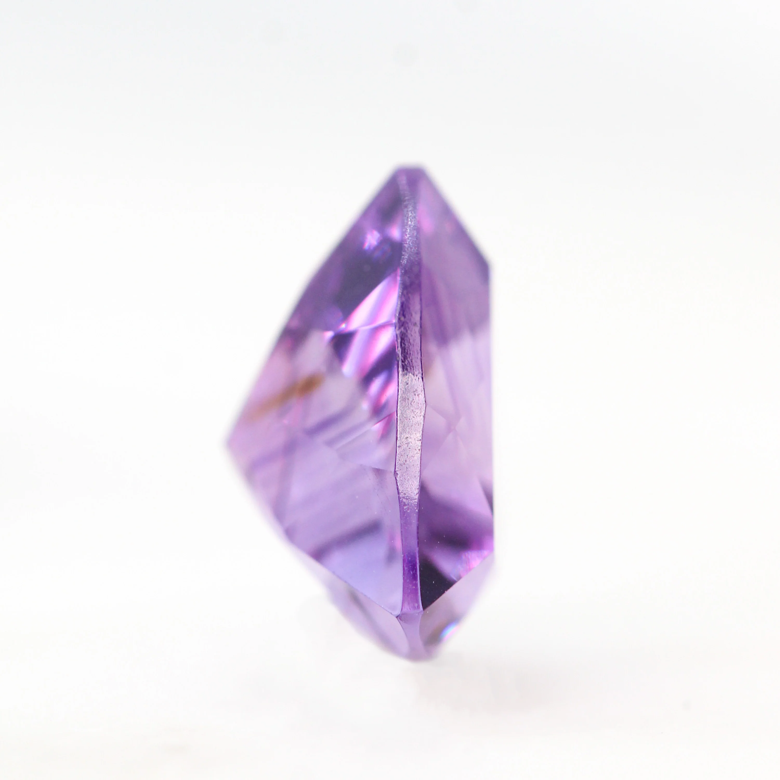 4.81 Carat Purple Trillion Cut Amethyst for Custom Work - Inventory Code TPA481 - Image 5