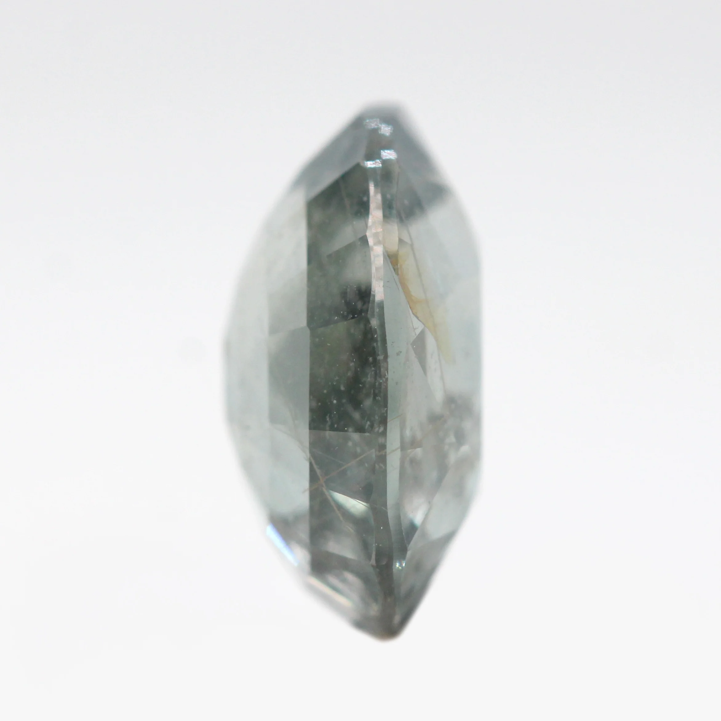 4.93 Carat Clear Gray Oval Sapphire for Custom Work - Inventory Code GOS493 - Image 5