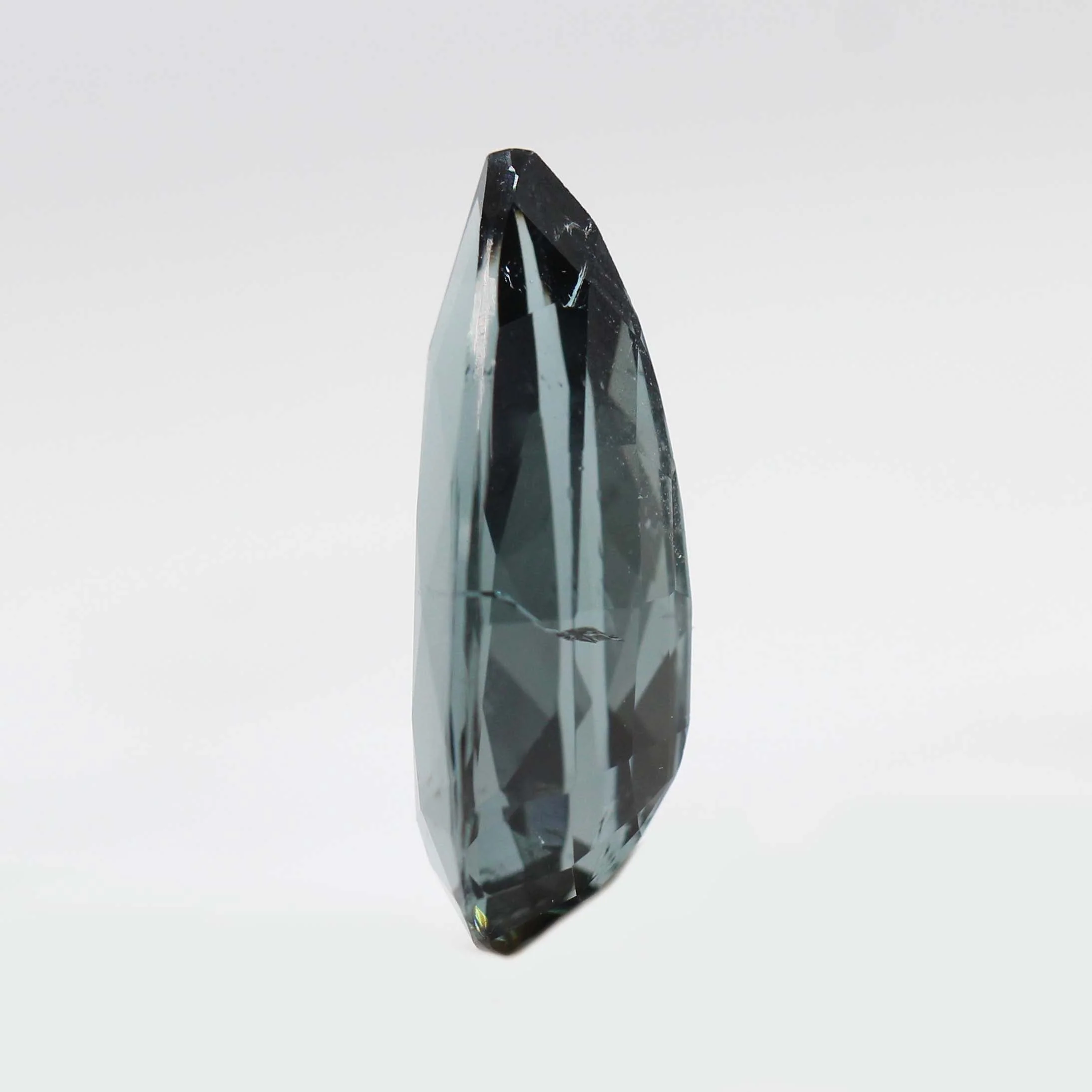 5.02 Carat Blue Pear Indicolite Tourmaline for Custom Work - Inventory Code IBP502 - Image 5