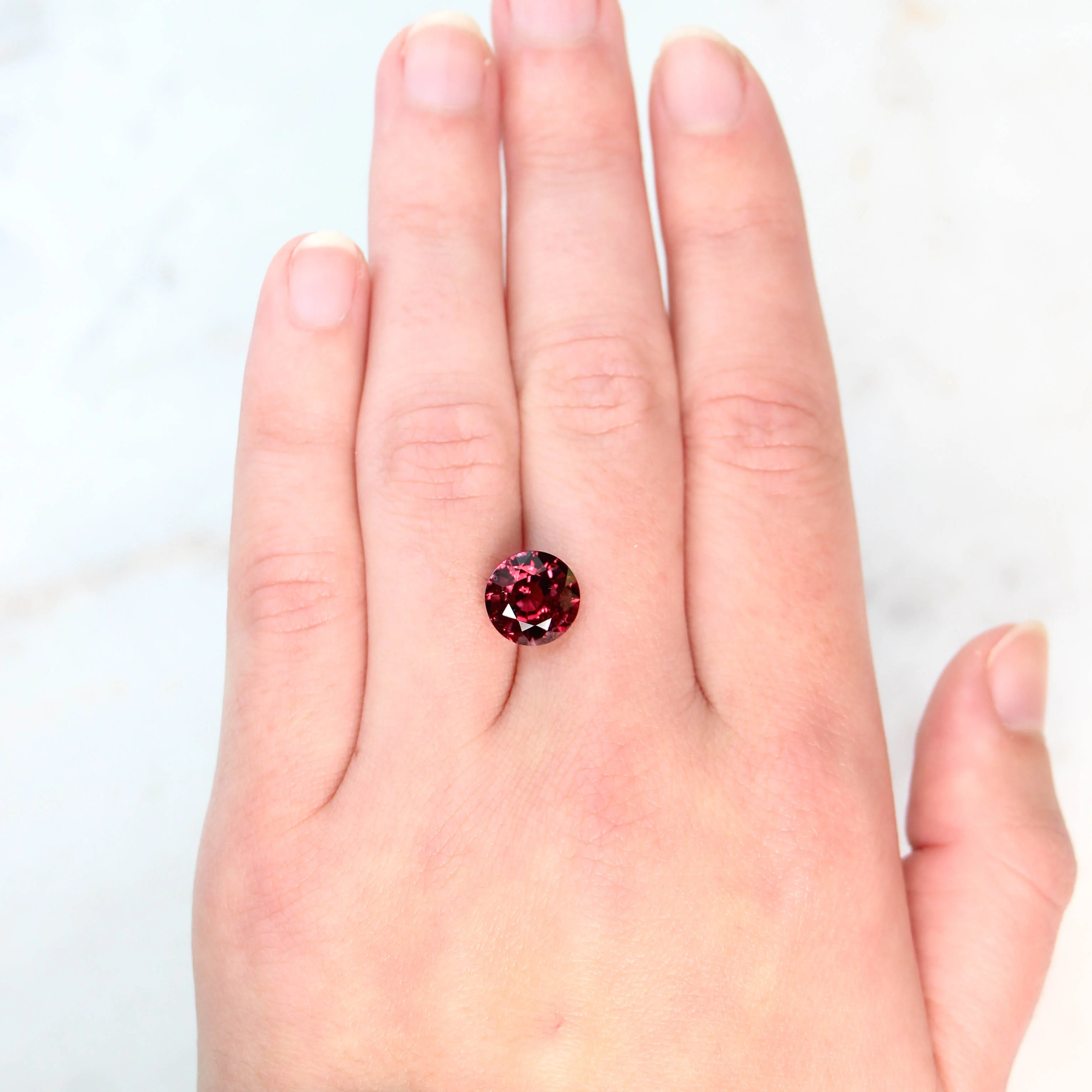5.11 Carat Round Color Change Garnet for Custom Work - Inventory Code RCG511 - Image 3