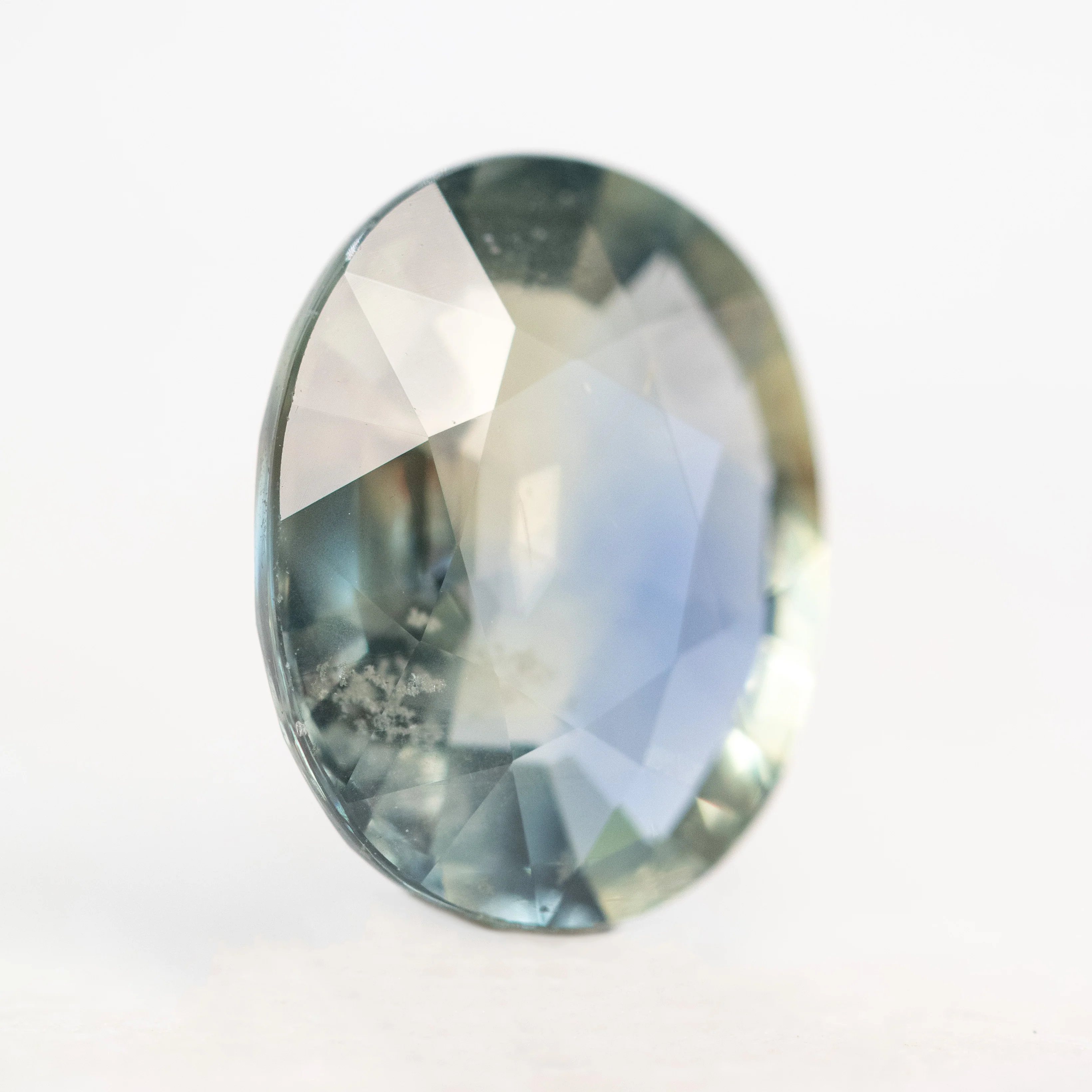 5.73 Carat Clear Earthy Oval Sapphire for Custom Work - Inventory Code CTOS573 - Image 4