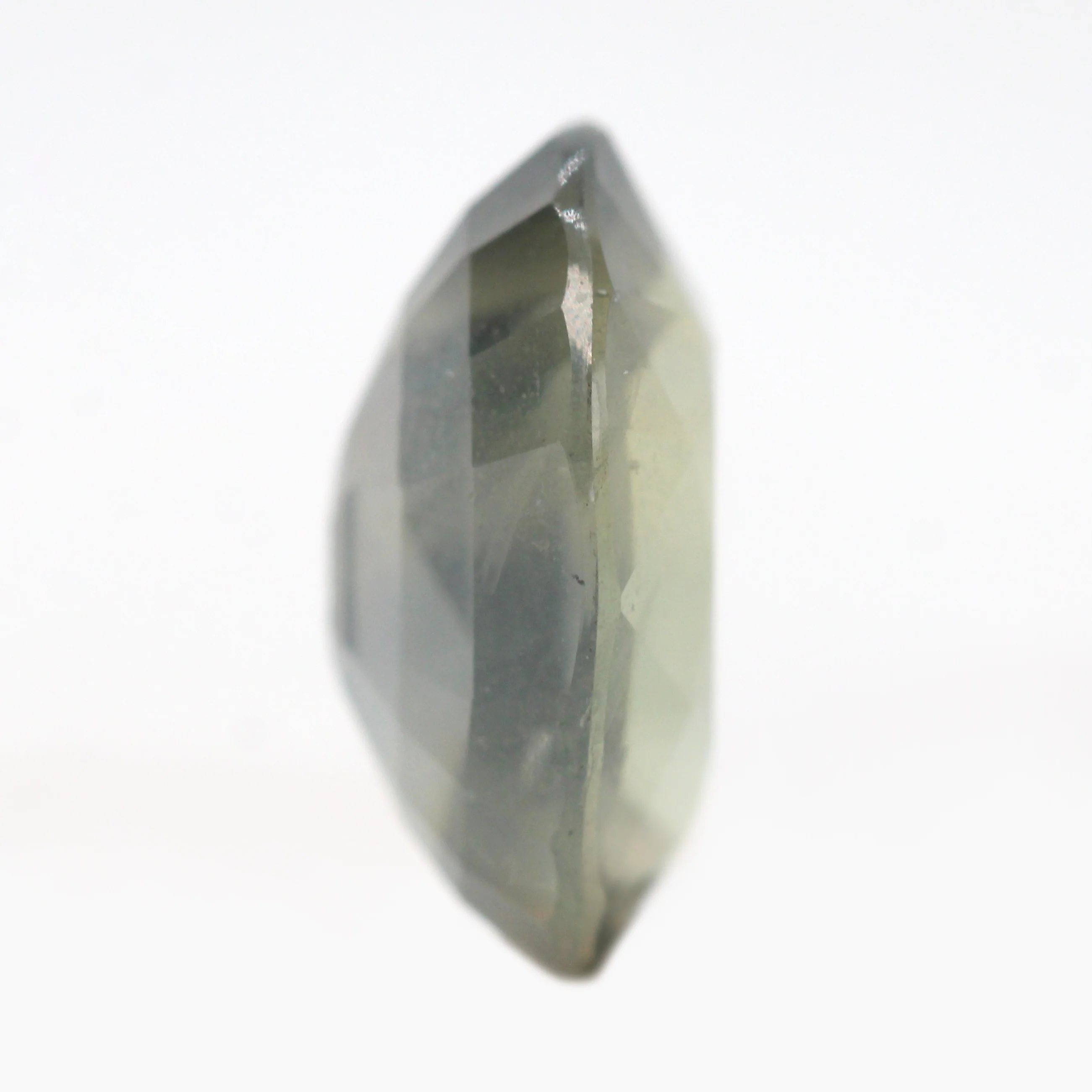 5.88 Carat Gray Color Change Oval Sapphire for Custom Work - Inventory Code GOS588 - Image 6