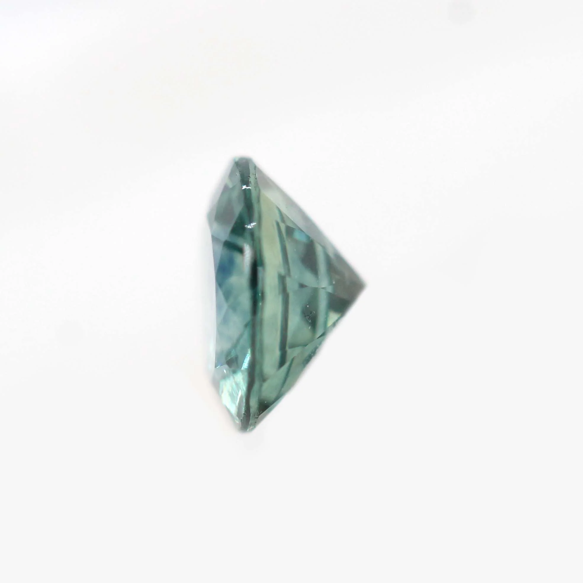 0.50 Carat Round Teal Montana Sapphire for Custom Work - Inventory Code TRMS057 - Image 7