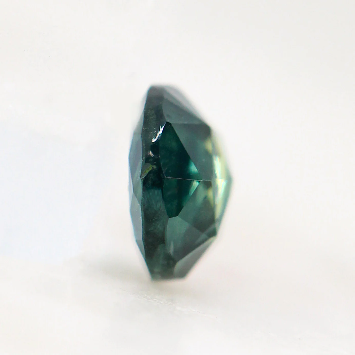 1.05 Carat Round Teal Montana Sapphire for Custom Work - Inventory Code BRMS106 - Image 5