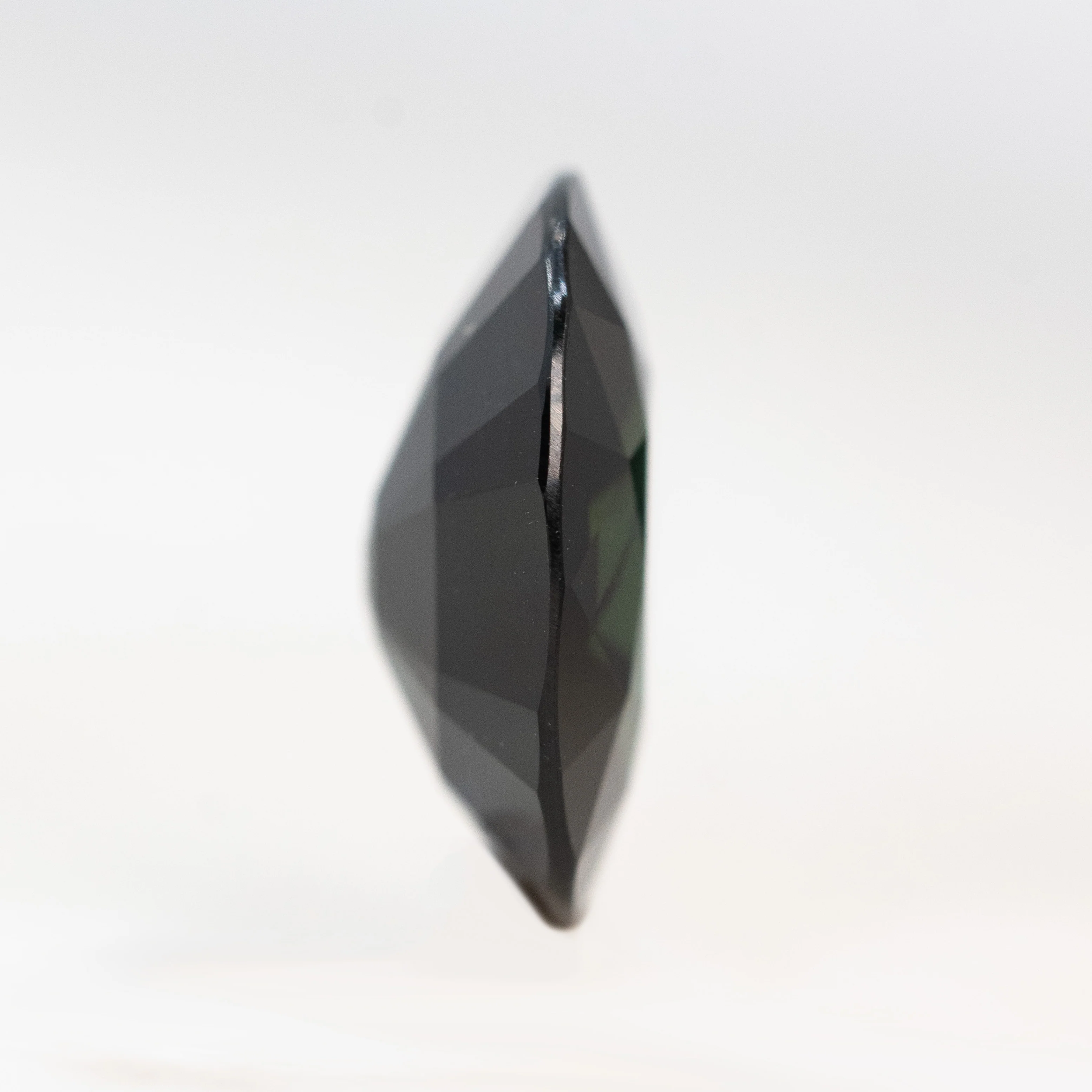6.15 Carat Dark Teal Oval Sapphire for Custom Work - Inventory Code TOS615 - Image 5
