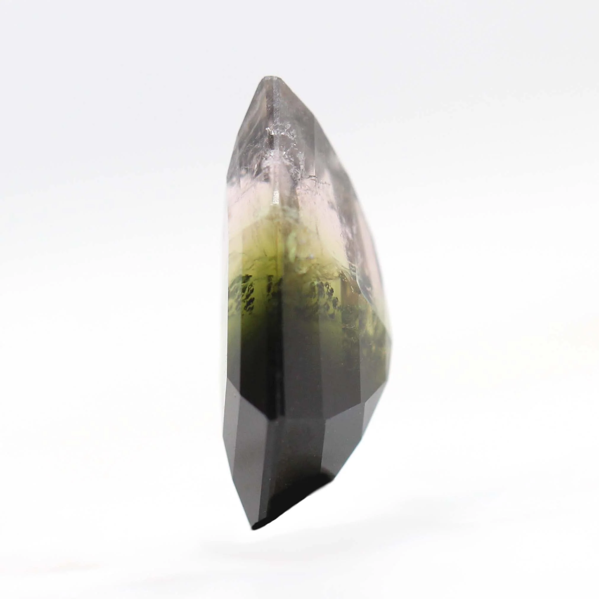 6.27 Carat Bicolor Purple Green Hexagon Tourmaline for Custom Work - Inventory Code THPG627 - Image 5