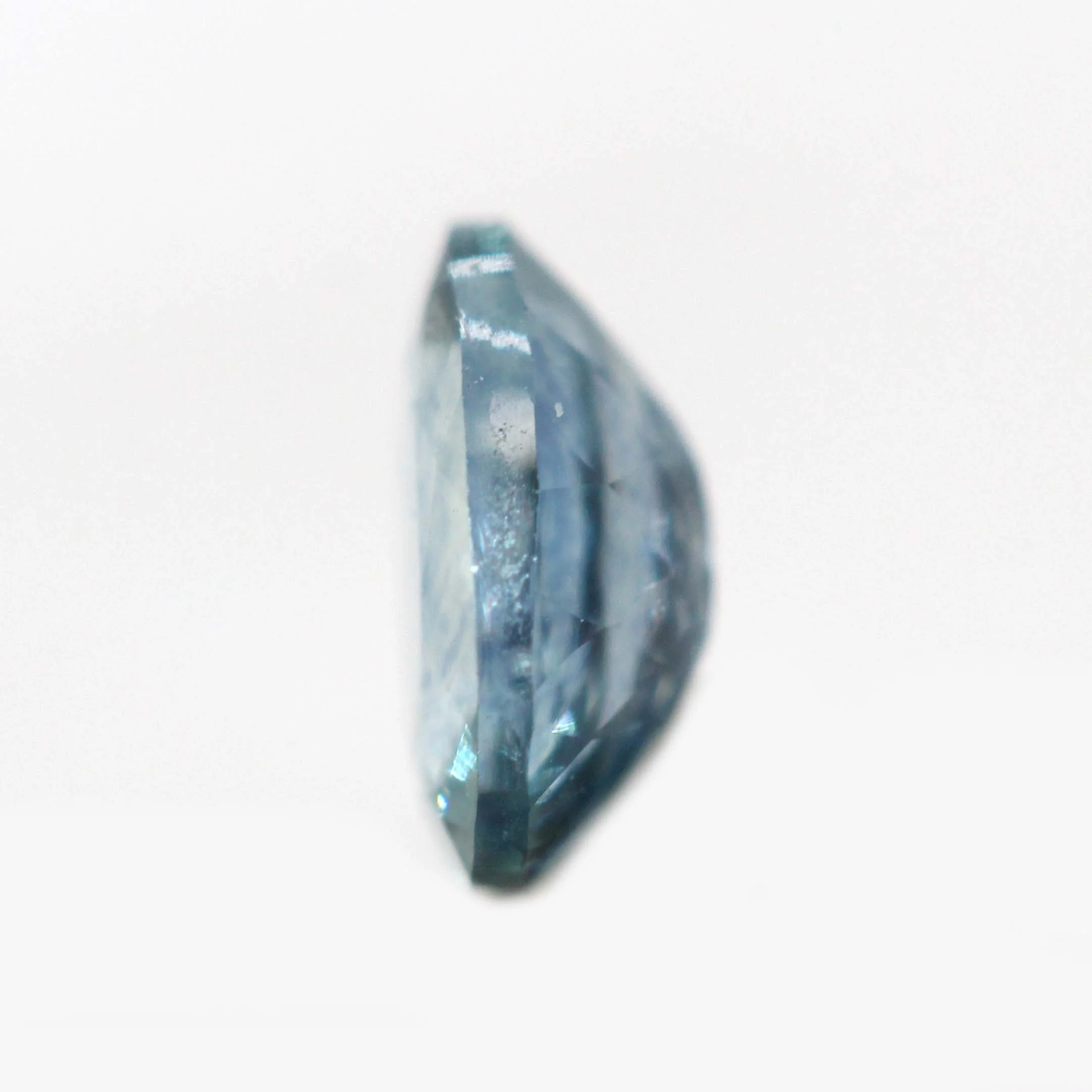 0.50 Carat Teal Oval Montana Sapphire for Custom Work - Inventory Code TOMS054 - Image 5